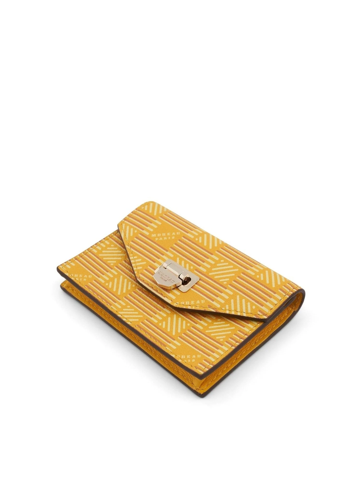 Flap Wallet with Gusset in Yellow - Image 2
