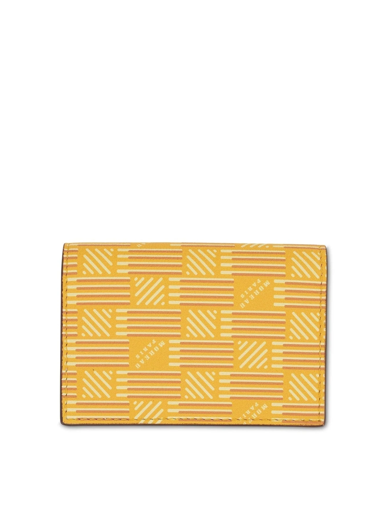 Flap Wallet with Gusset in Yellow - Image 3