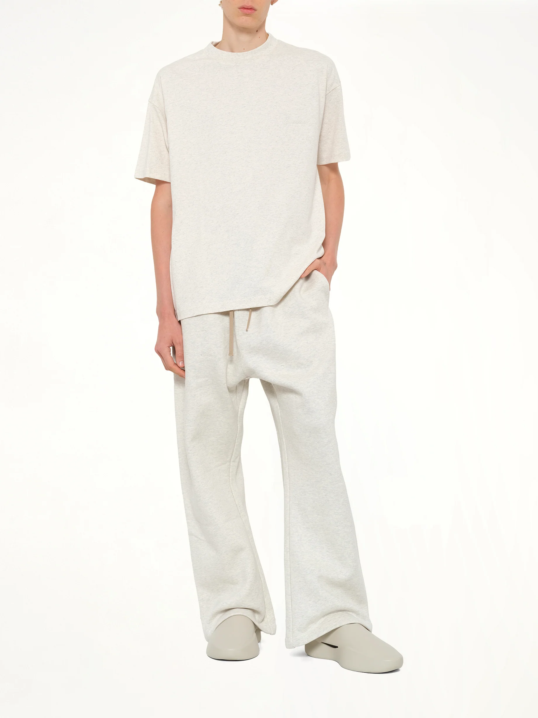 Flare Sweatpant in Oatmeal Heather - Image 4