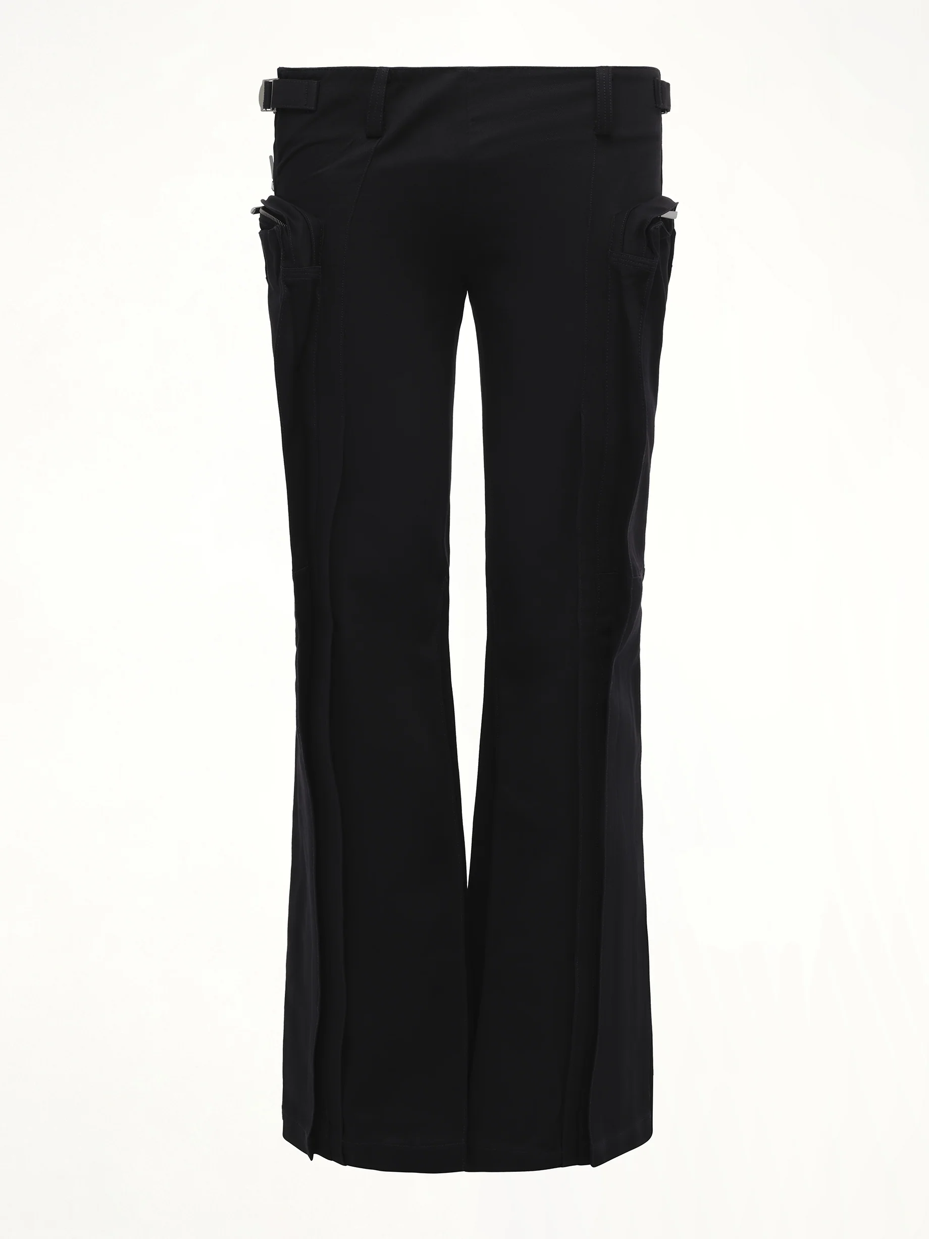 Flared Cargos in Black - Image 2