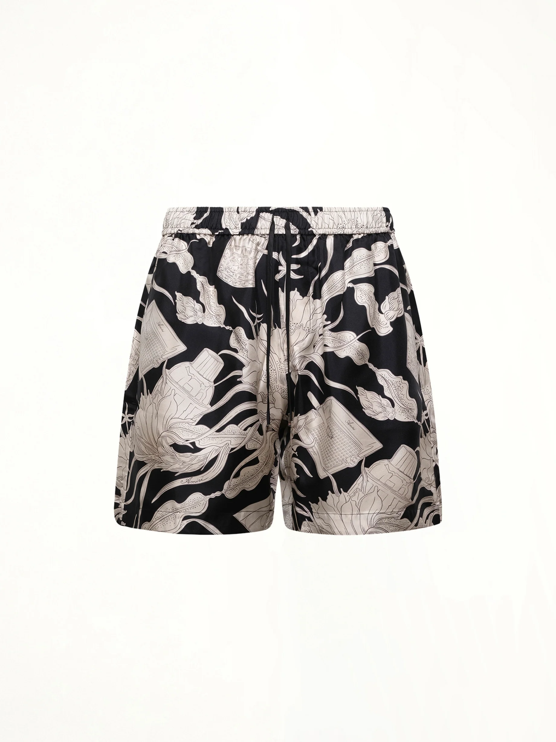 Floral Short in Black - Image 2