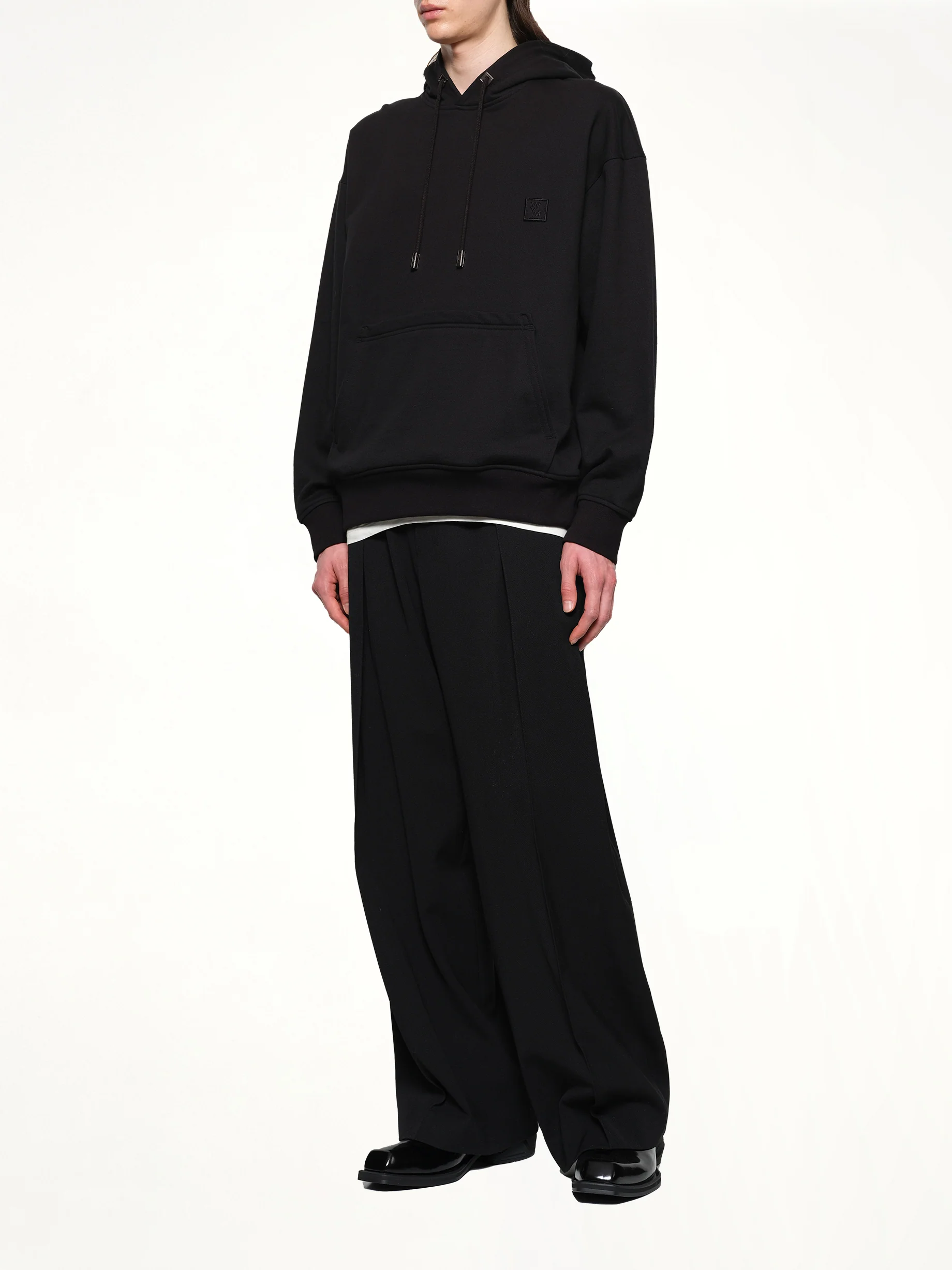 Flower Petal Hoodie in Black - Image 4