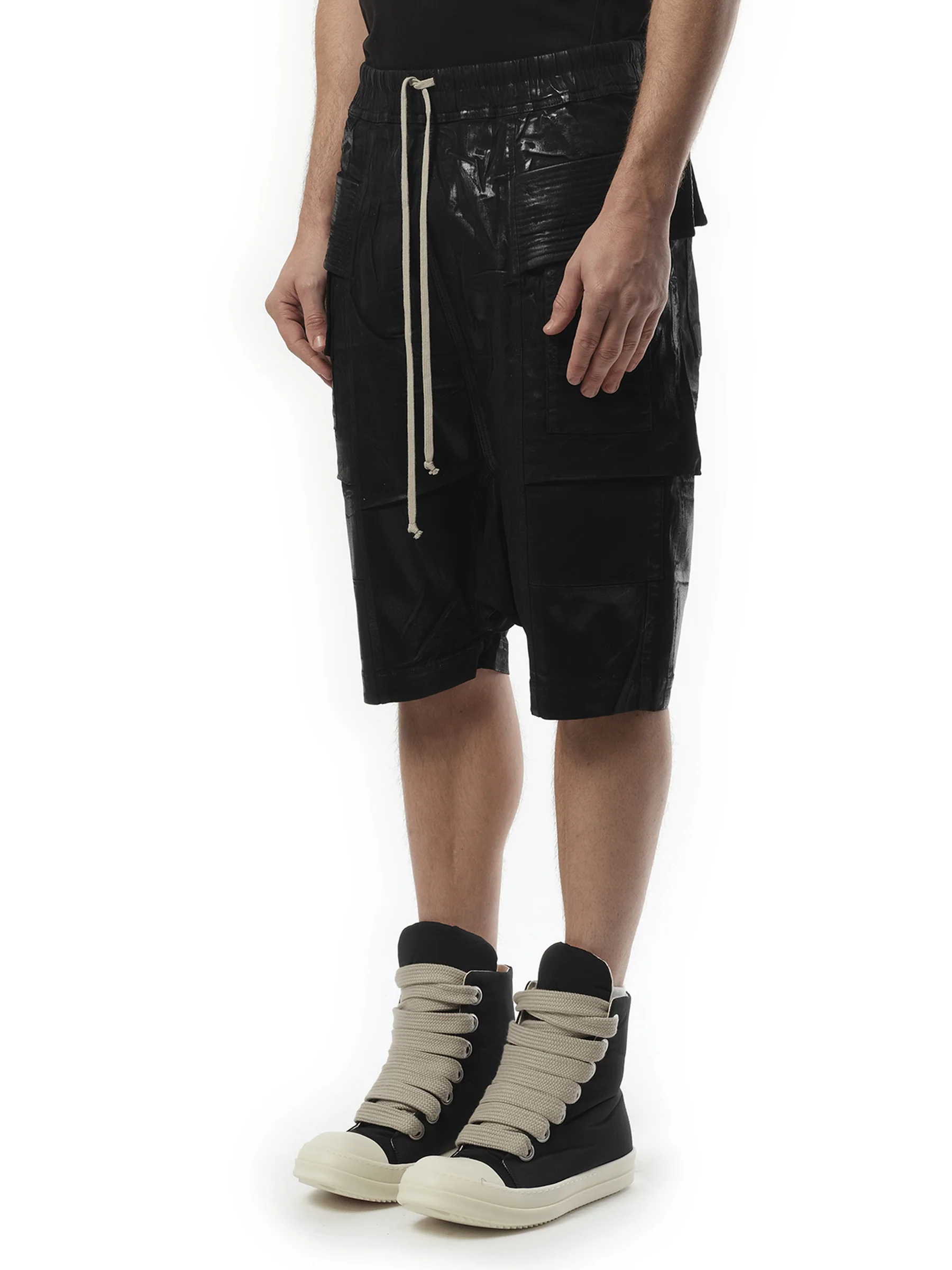 Foil Denim Creatch Cargo Pods in Black - Image 5