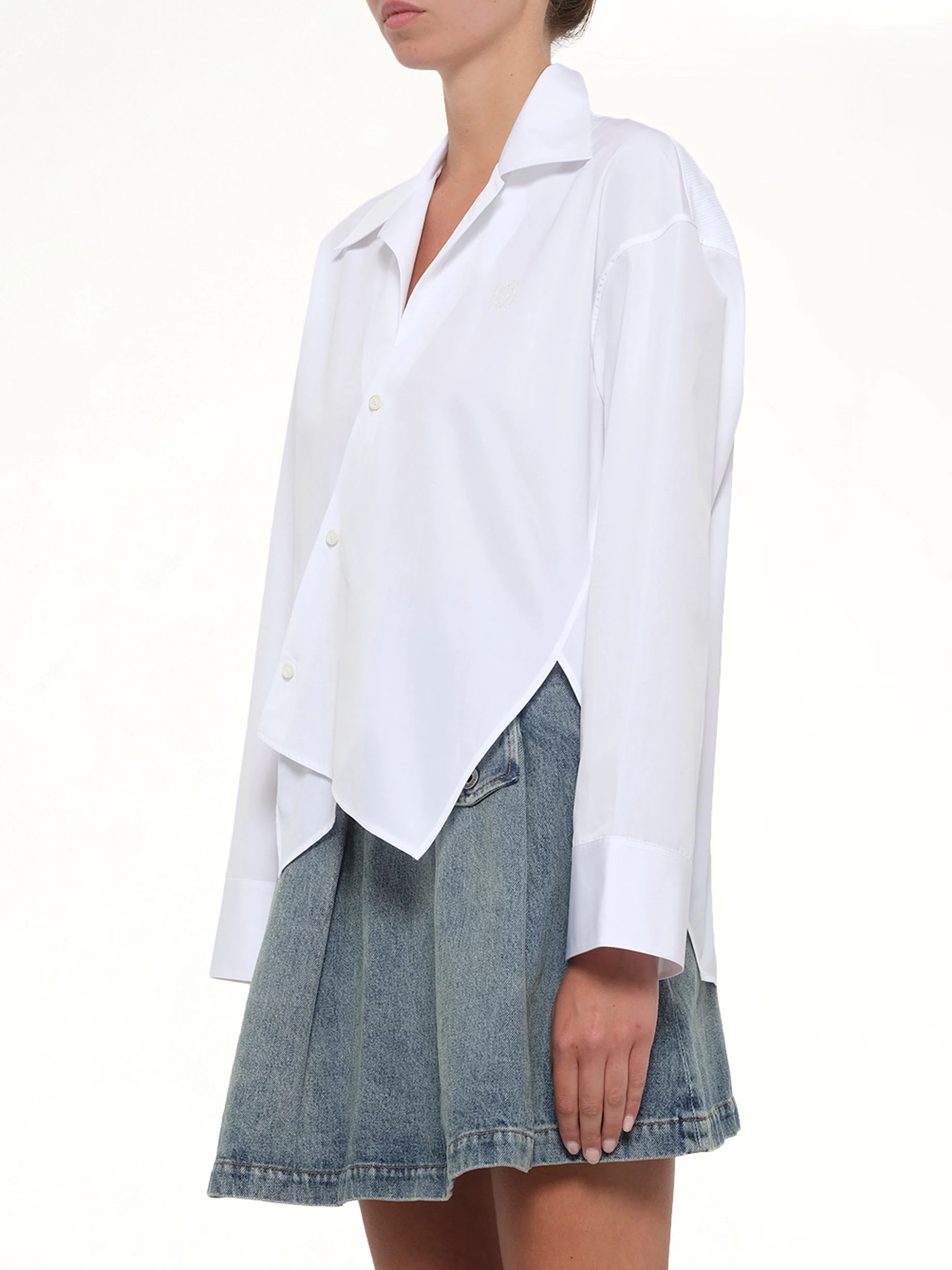 Fold Shirt in White - Image 3