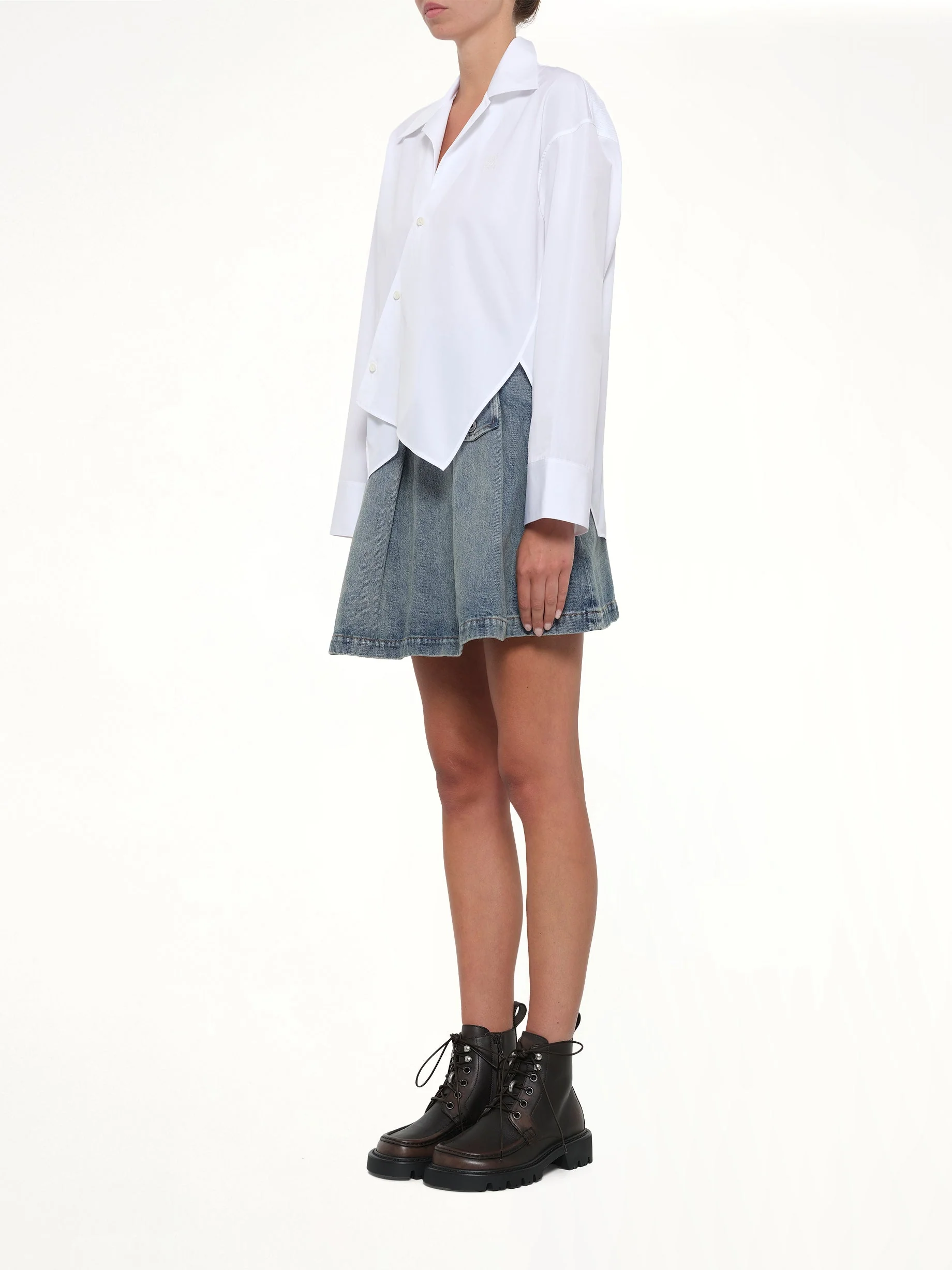 Fold Shirt in White - Image 4