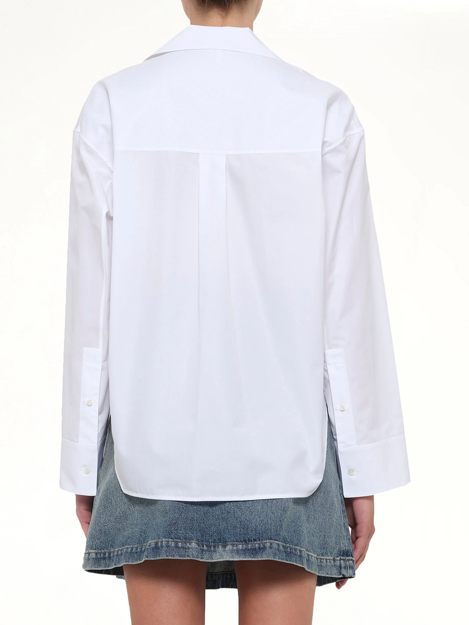Fold Shirt in White - Image 5