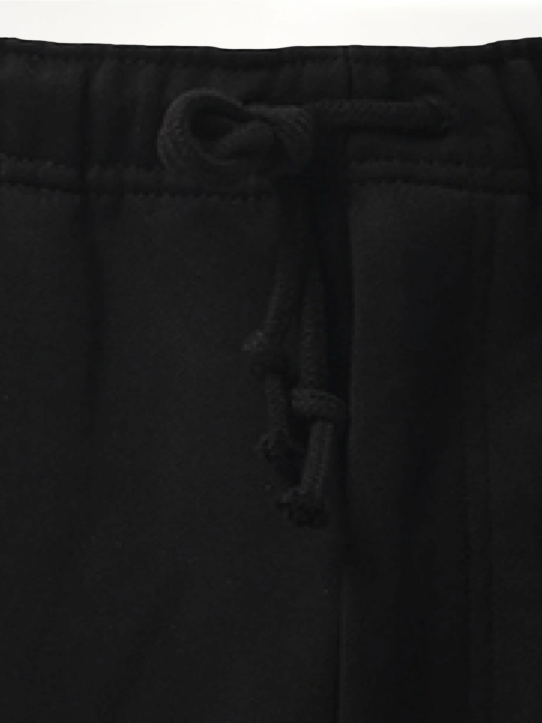 Football Cutout Shorts in Black - Image 3