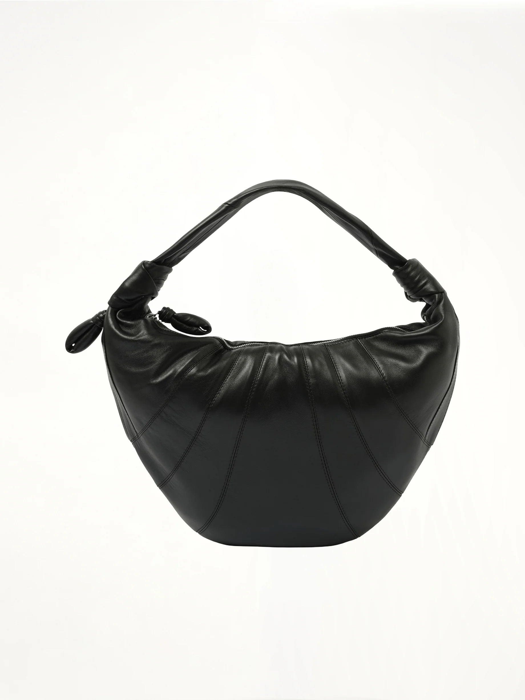 Fortune Croissant Bag in Black