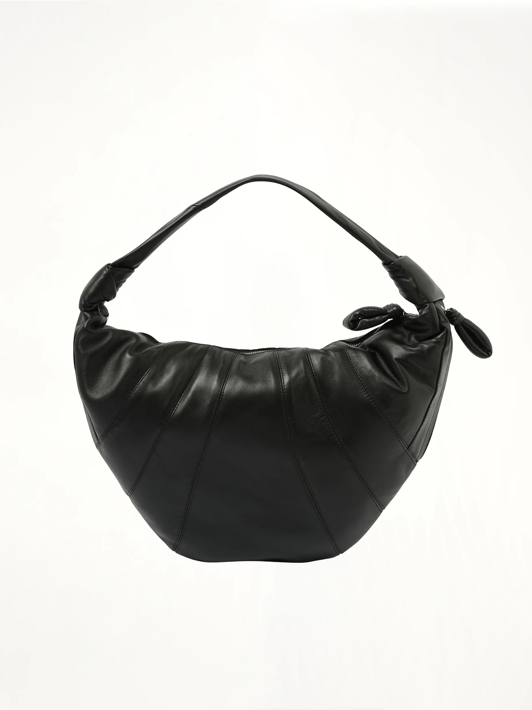 Fortune Croissant Bag in Black - Image 6