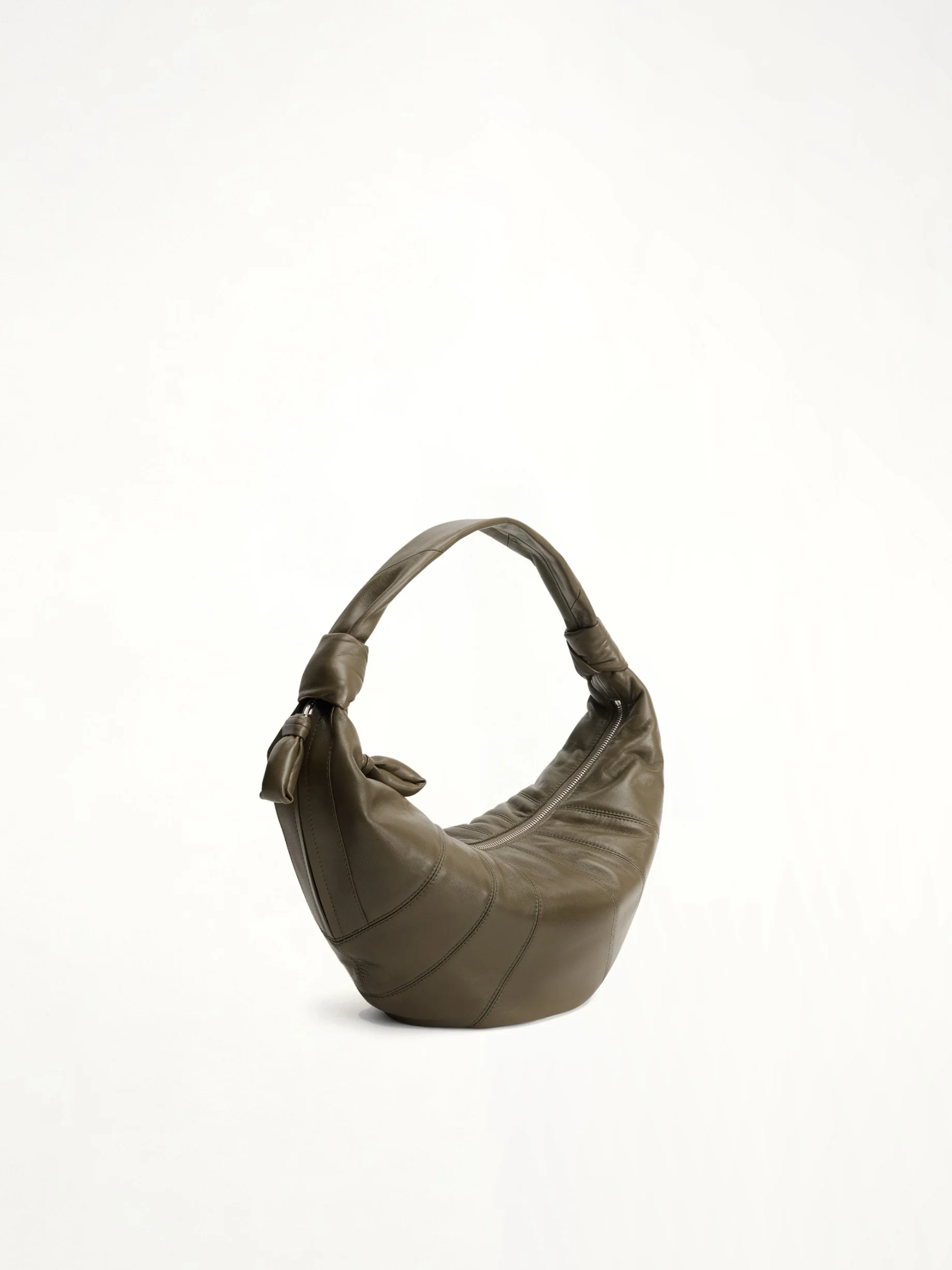 Fortune Croissant Bag in Dark Khaki - Image 2