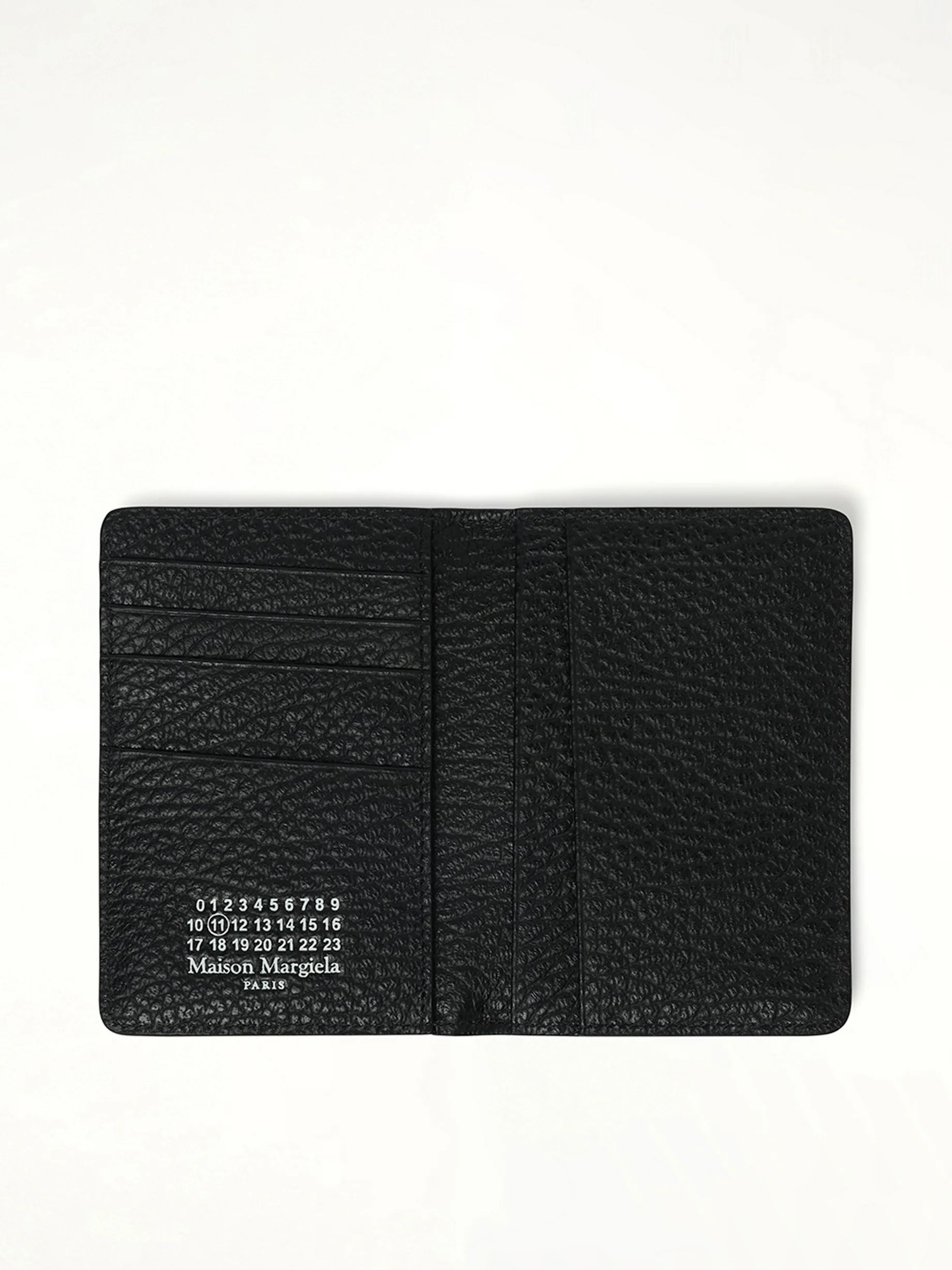 Four Stitch Logo Card Holder in Black - Image 3