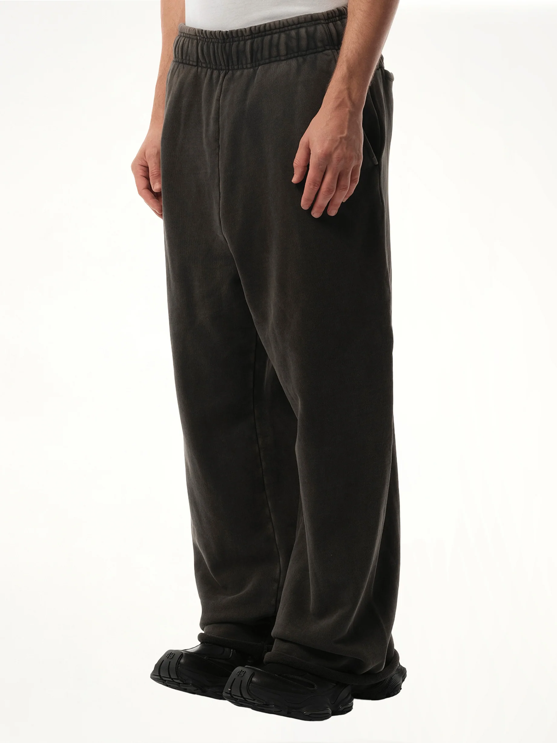 Full Sweatpants in Washed Black - Image 5