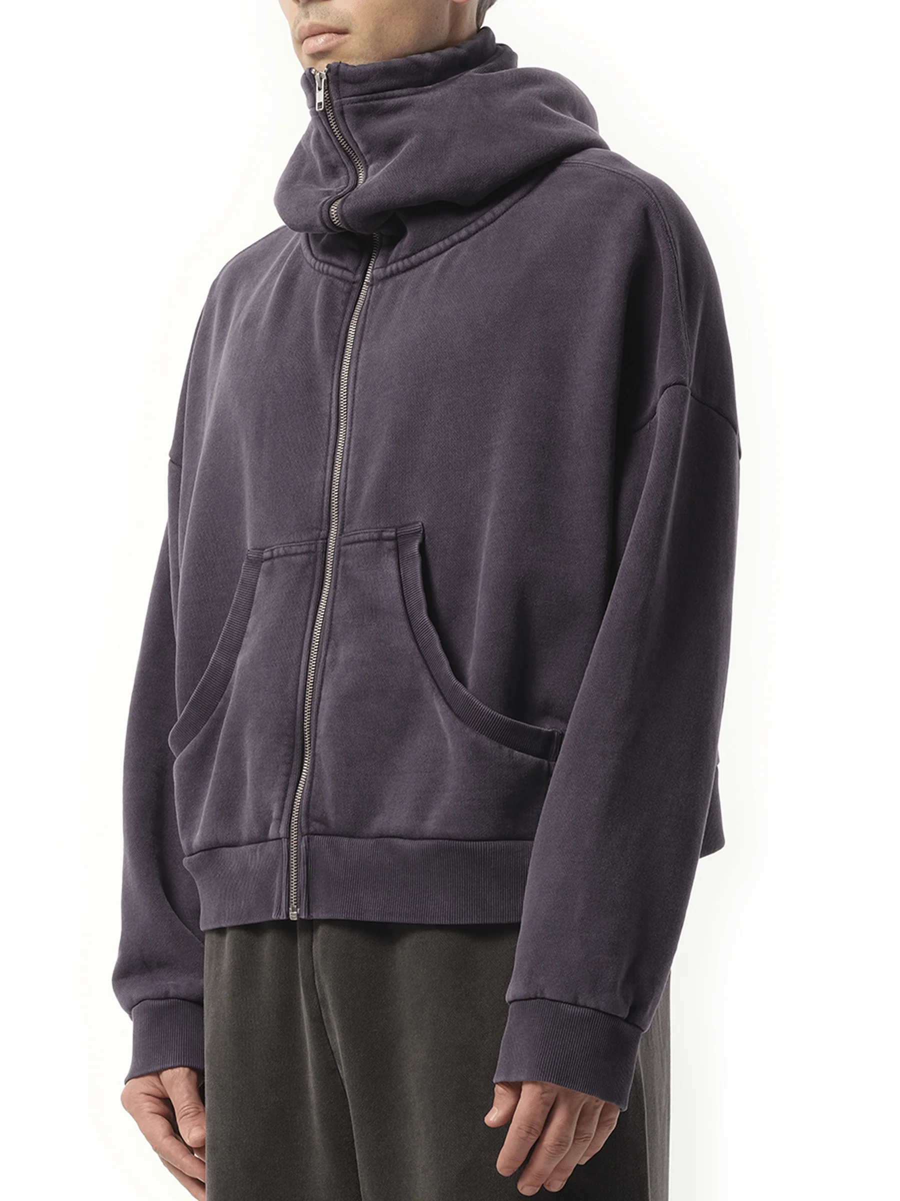 Full Zip Hoodie in Ink - Image 5