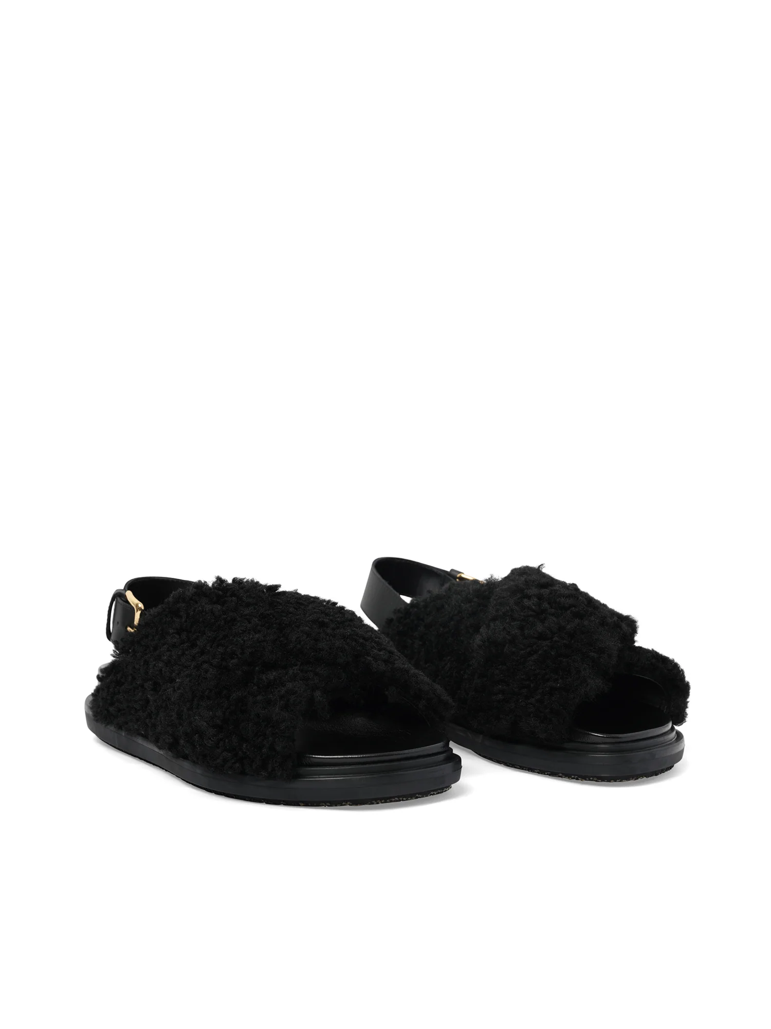 Fussbett Incrocioco Sandals in Black - Image 2