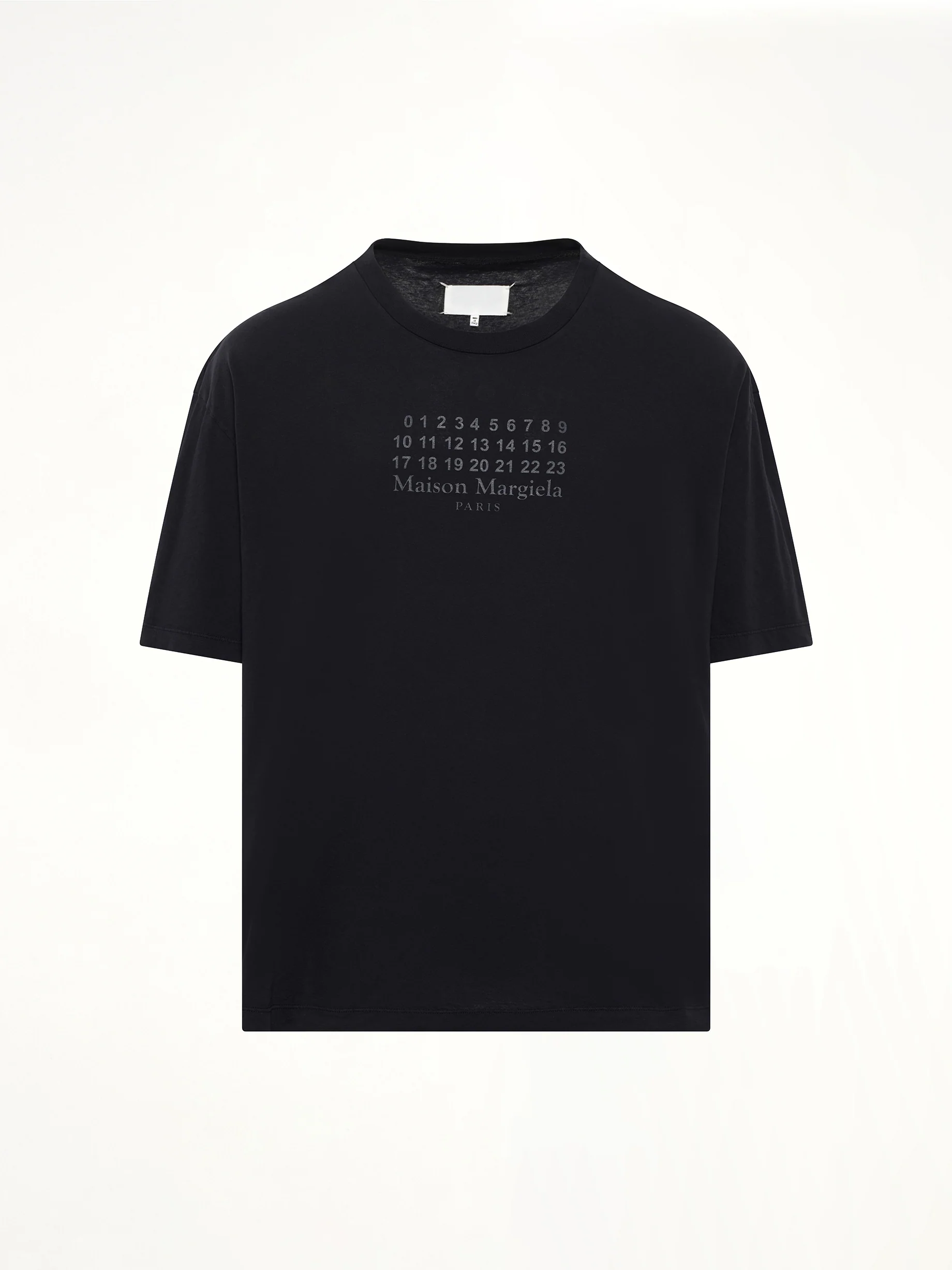 Maison Margiela Logo T-Shirt in Washed Black - Image 2