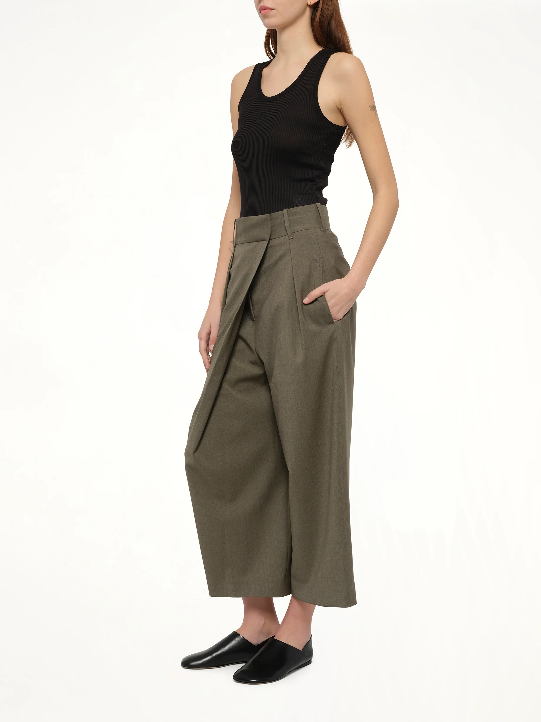Anagram Tank Top in Black - Image 4