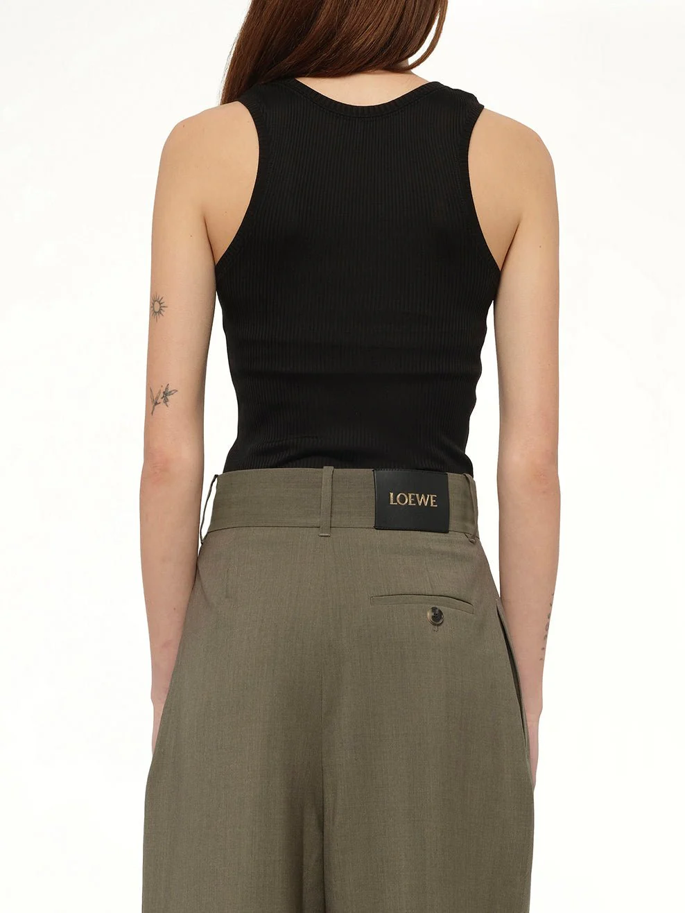 Anagram Tank Top in Black - Image 5
