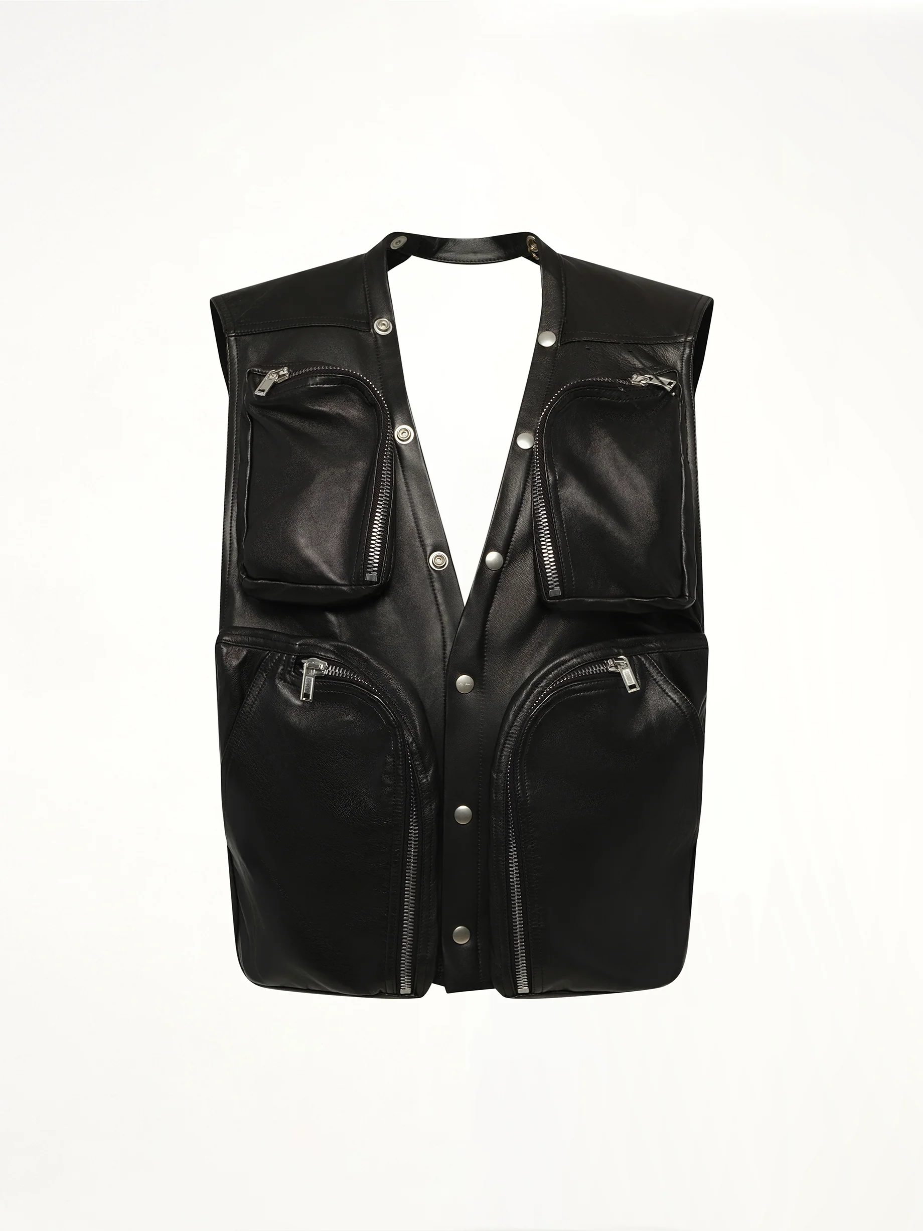 Cargo Vest in Black - Image 2