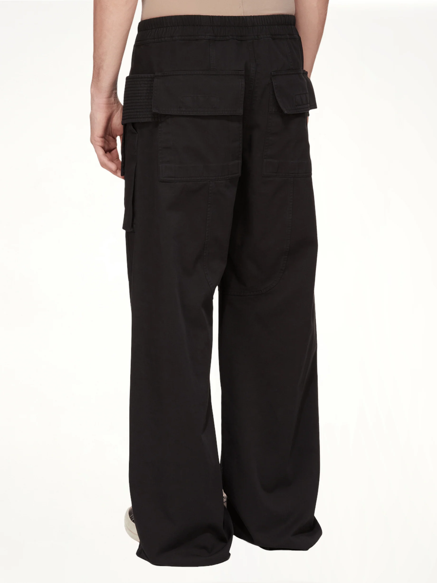 Creatch Wide Cargo Drawstring in Black - Image 6