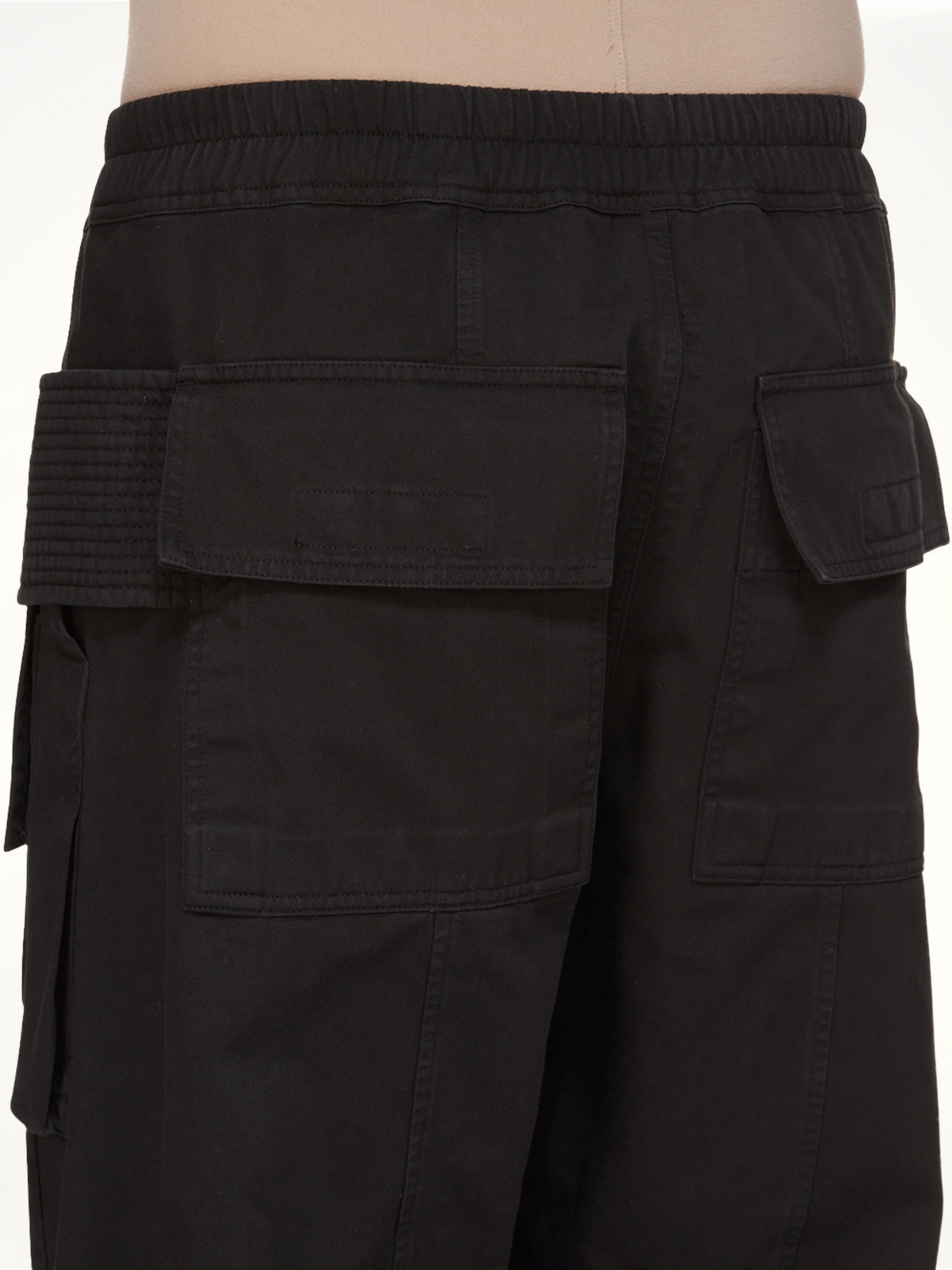 Creatch Wide Cargo Drawstring in Black - Image 7