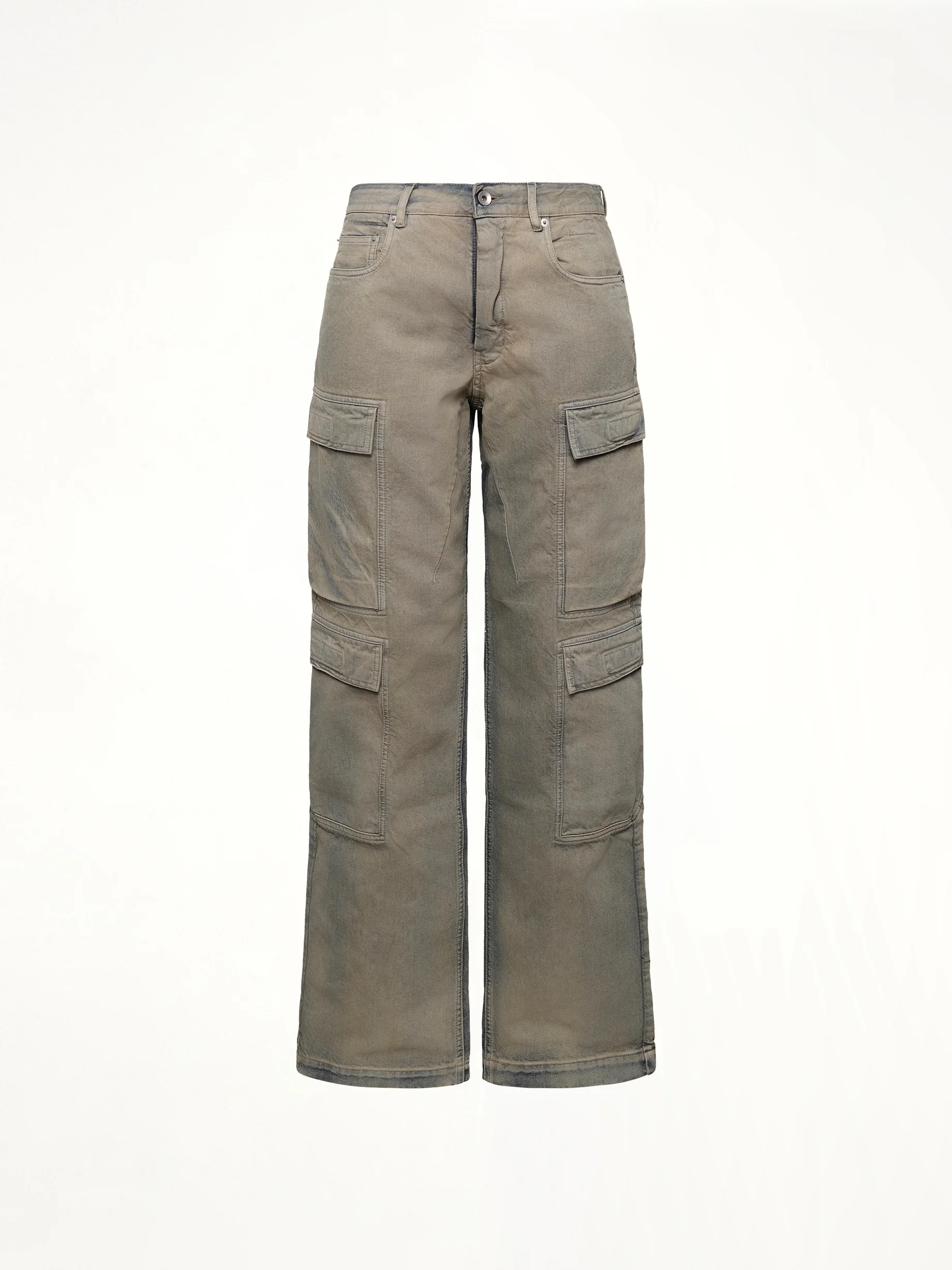 Double Cargo Jeans in Mineral Pearl - Image 2