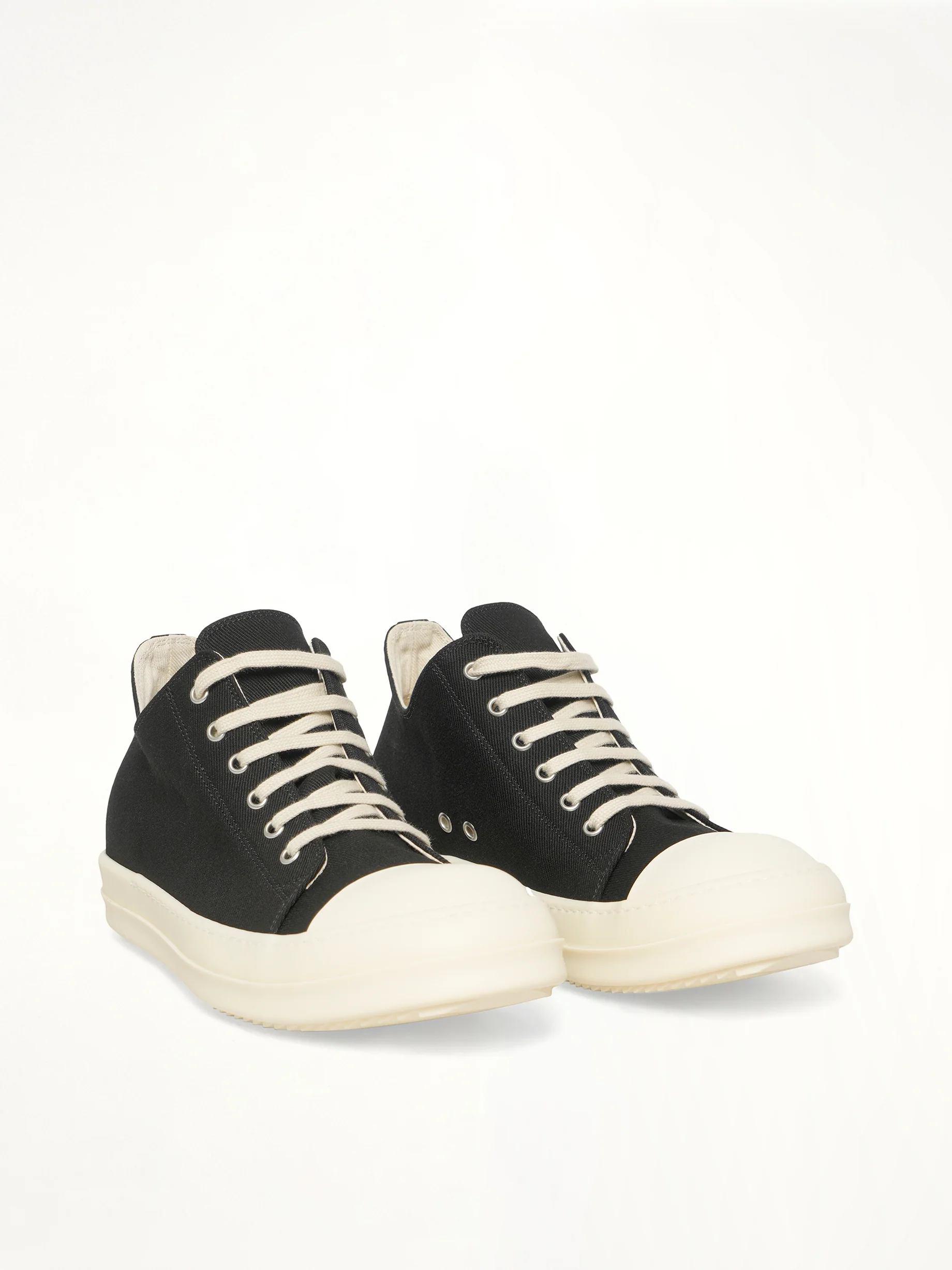 Low Sneaks in Black/Milk/Milk - Image 2