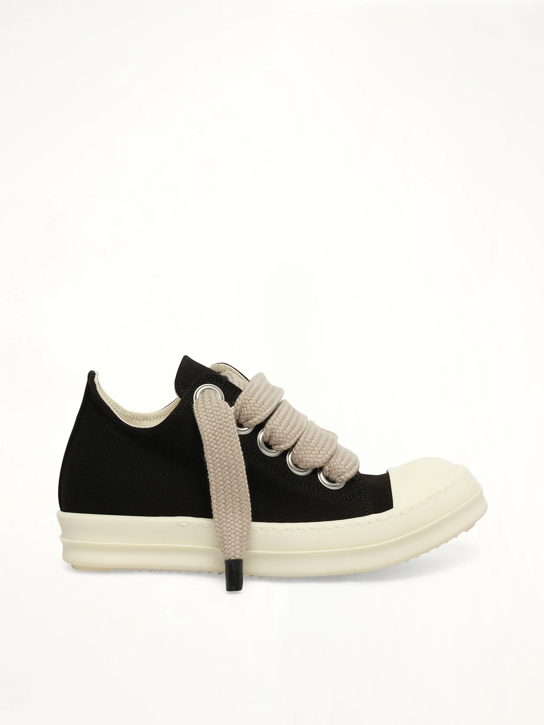 Jumbolace Low Sneaks in Black/Milk/Milk