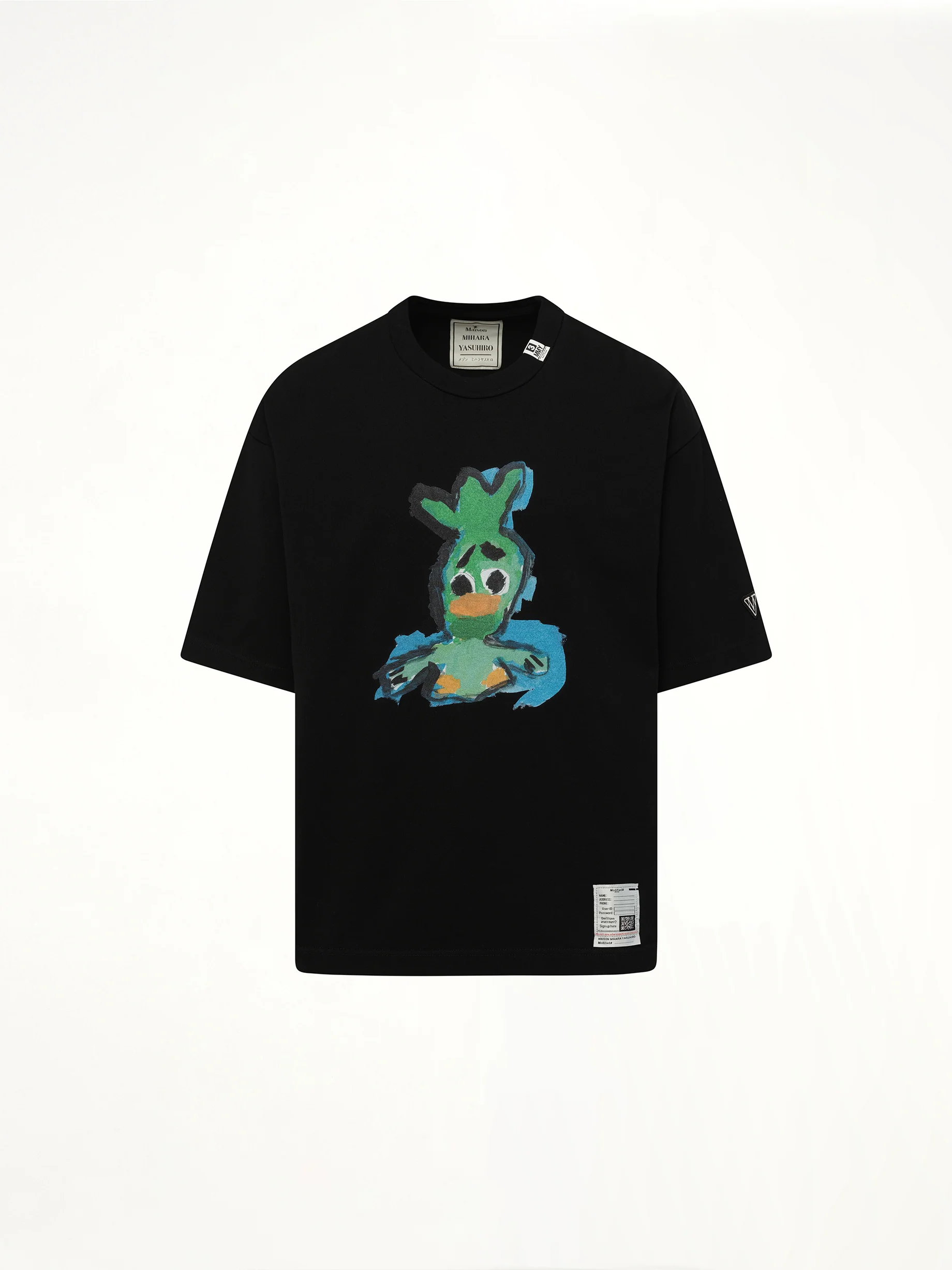 Leon Printed T-Shirt in Black - Image 2