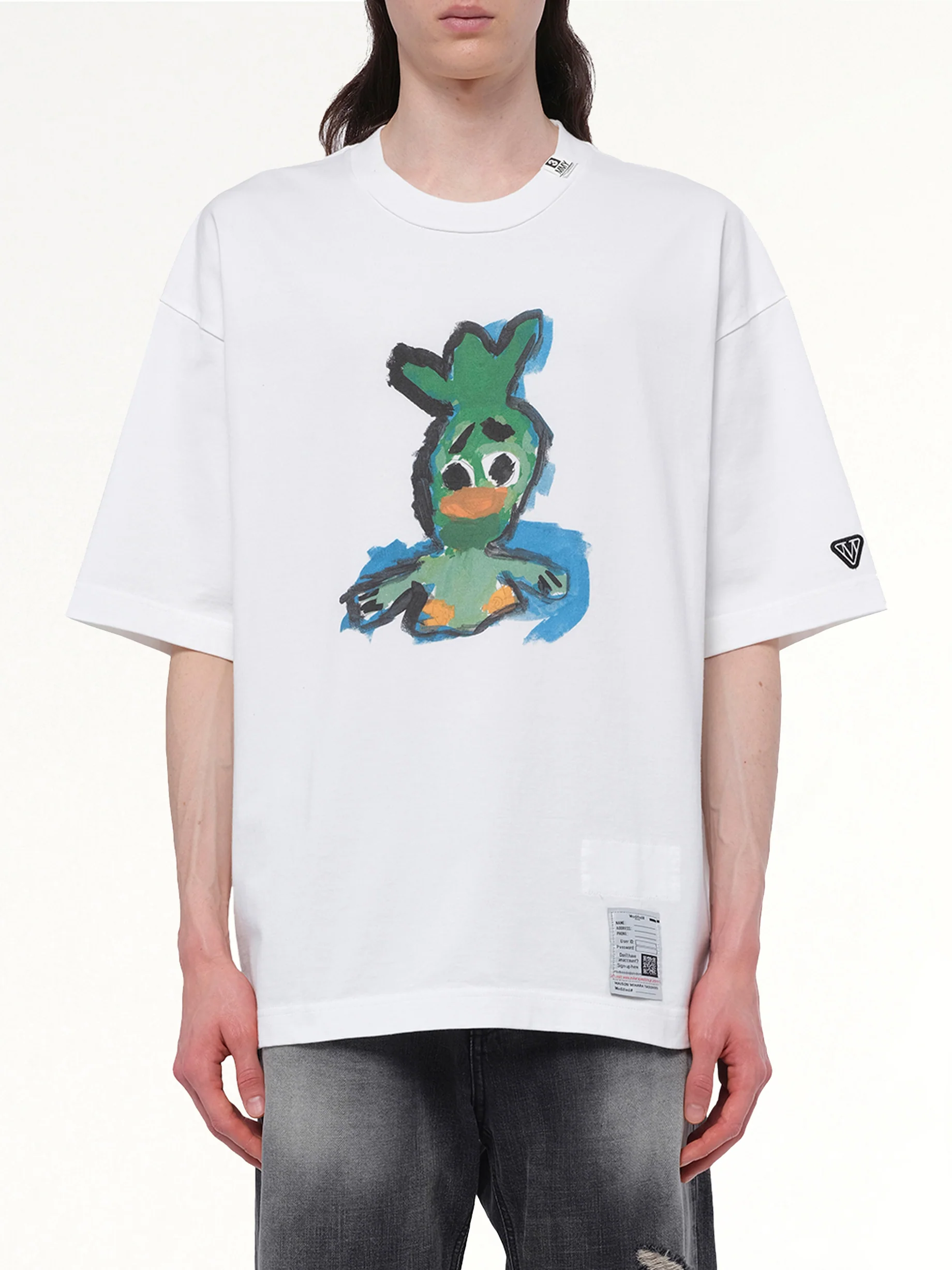Leon Printed T-Shirt in White