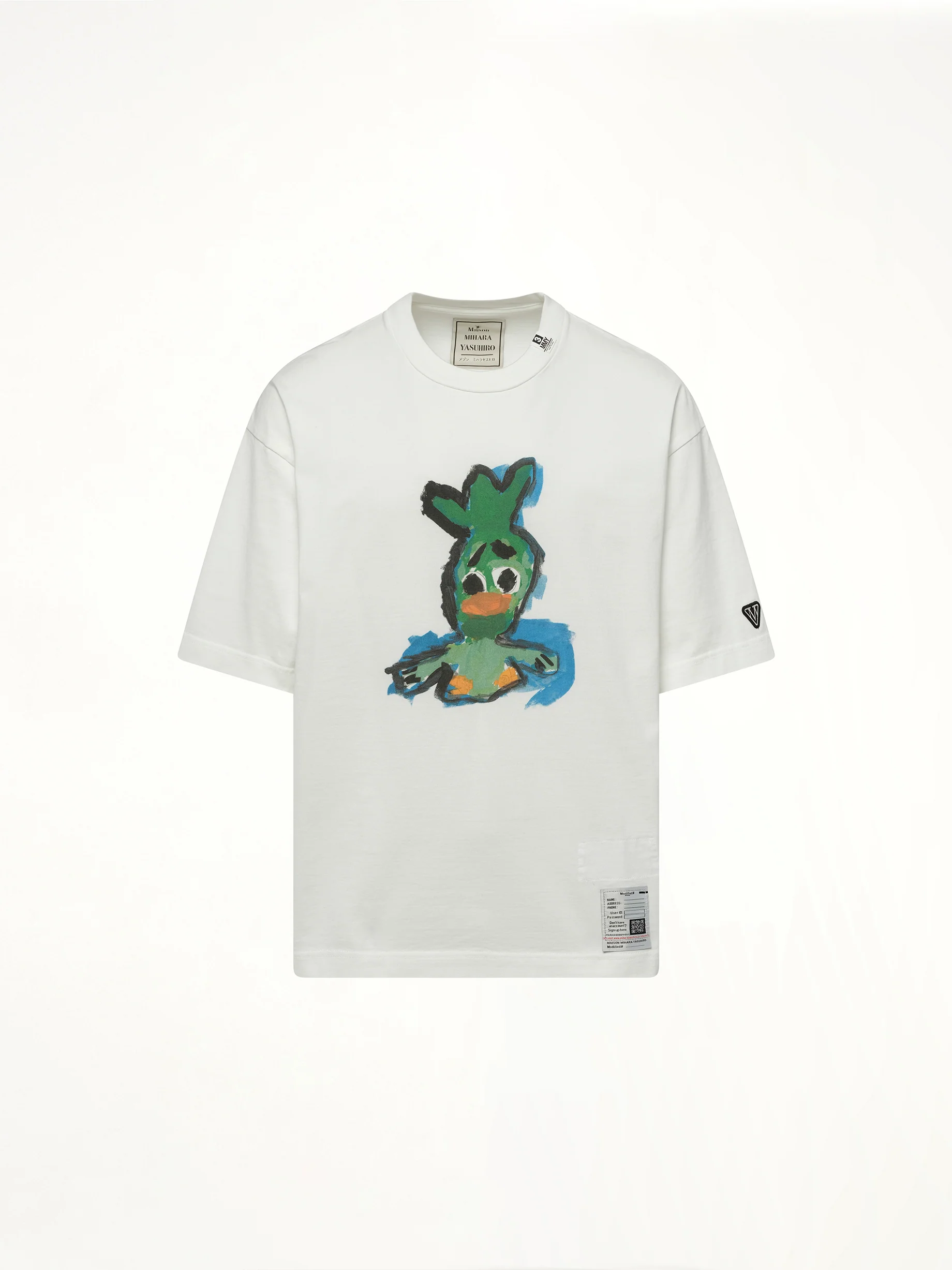 Leon Printed T-Shirt in White - Image 2