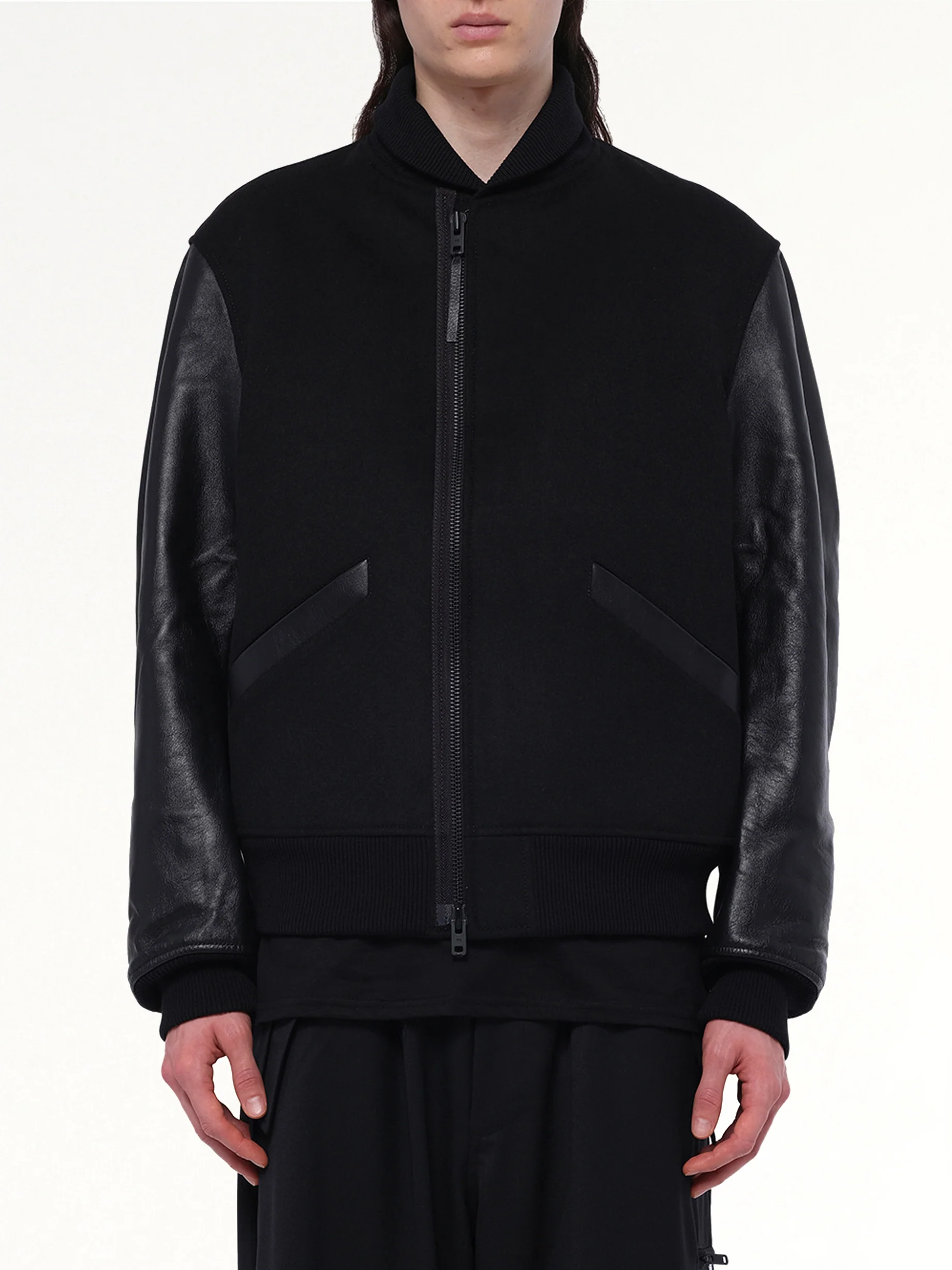 Letterman Jacket in Black