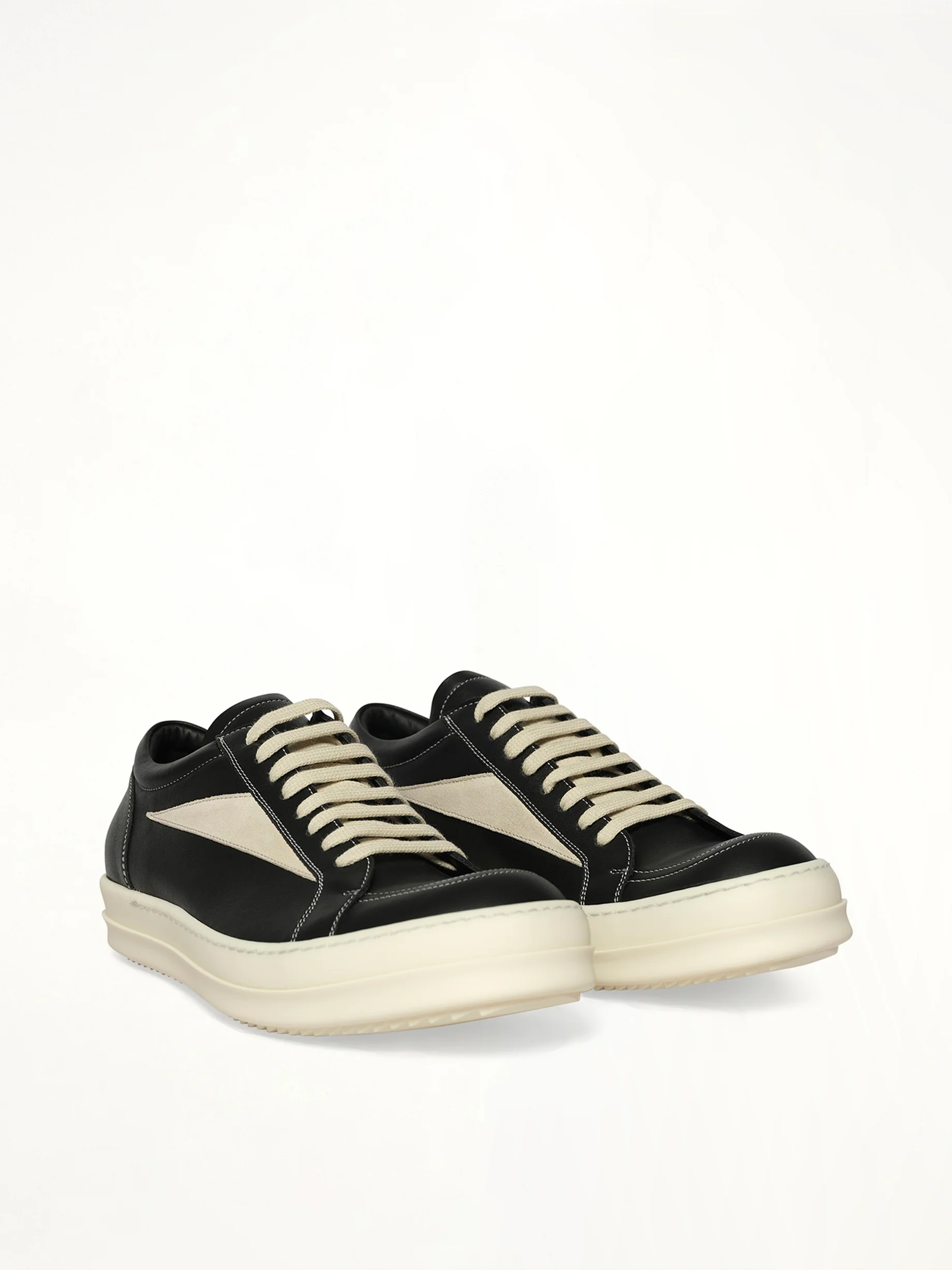 Vintage Sneaks in Black/Milk/Milk - Image 2