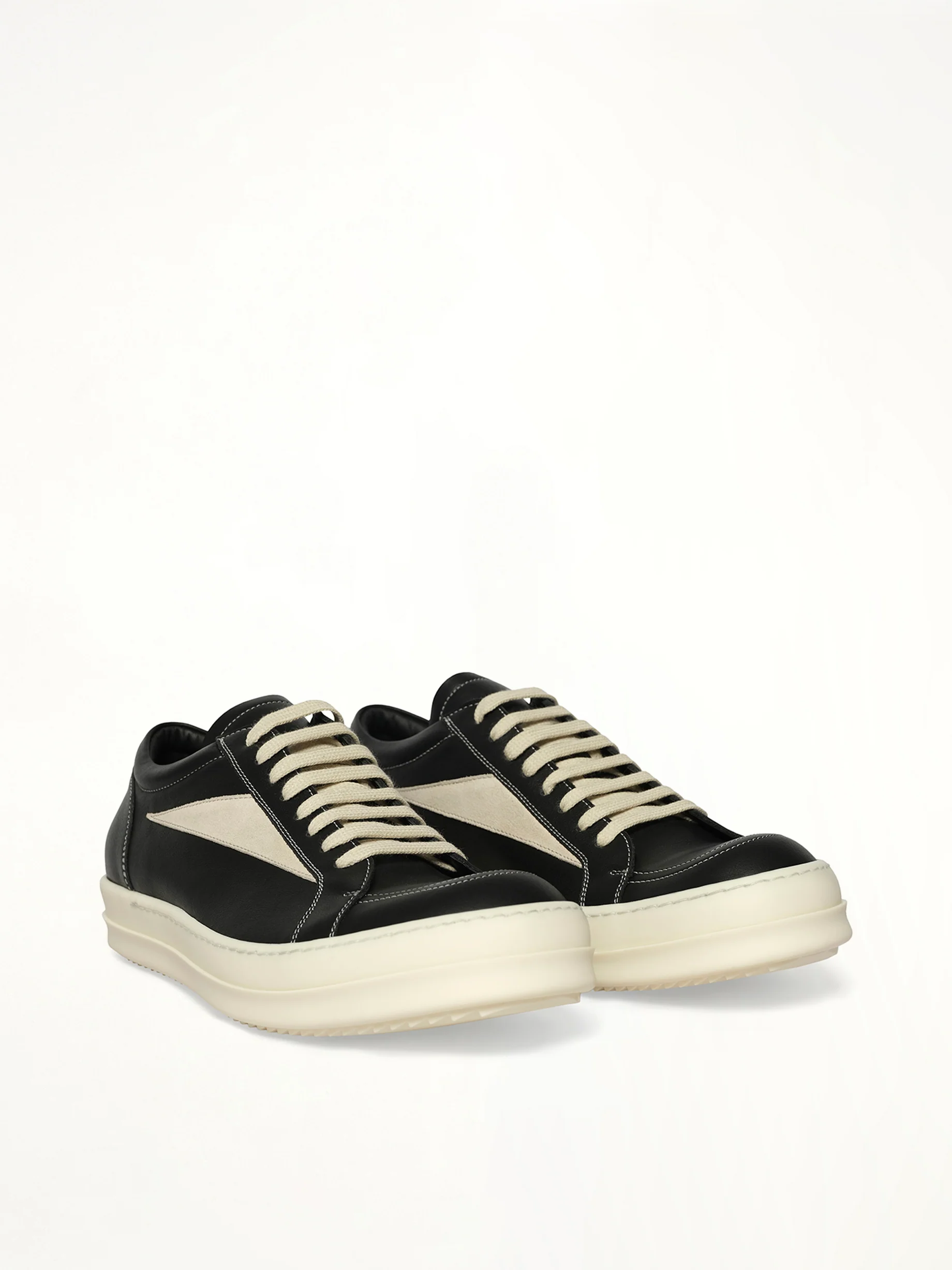 Vintage Sneaks in Black/Milk/Milk - Image 2