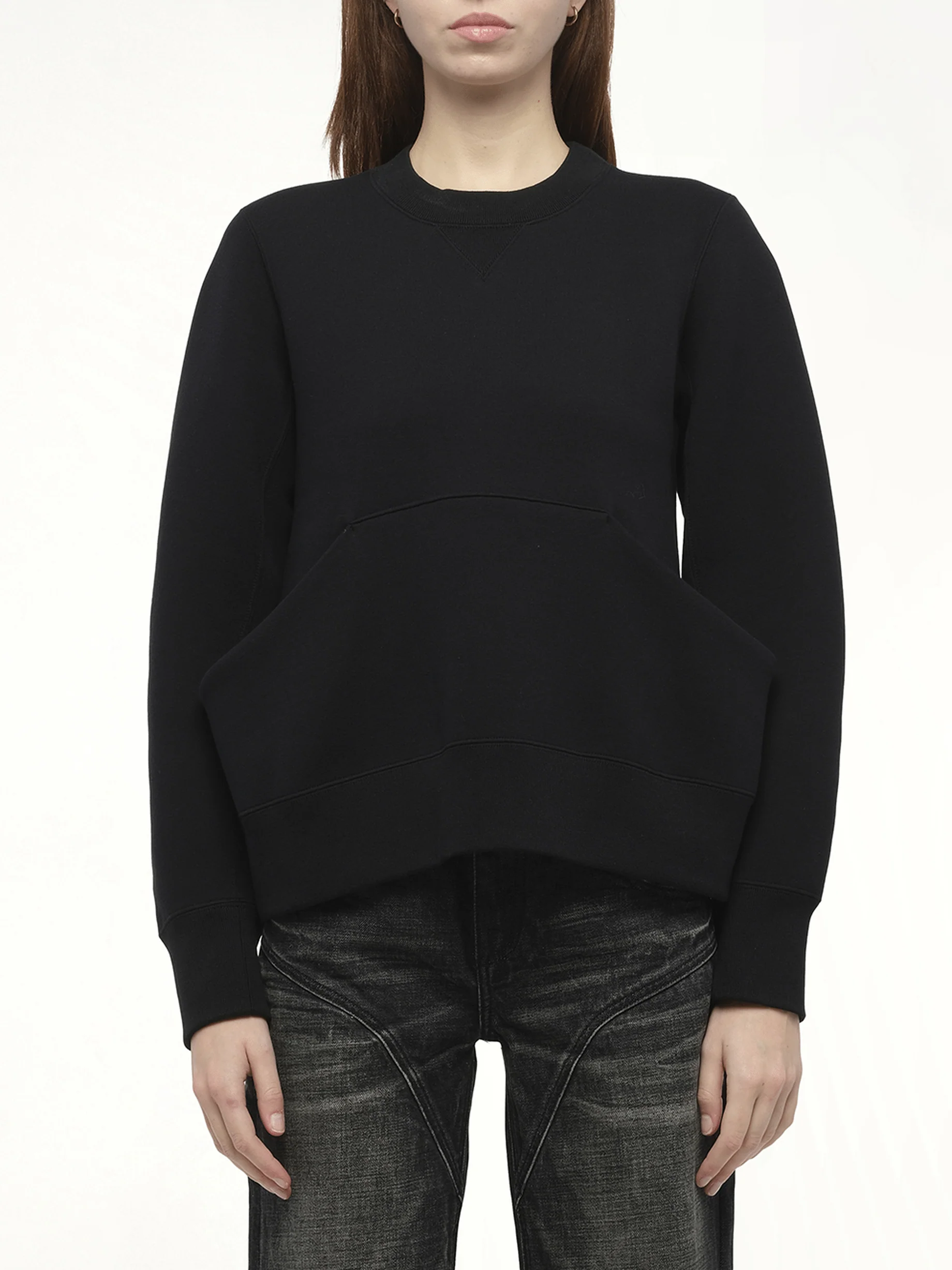 Sponge Sweat Pullover in Black