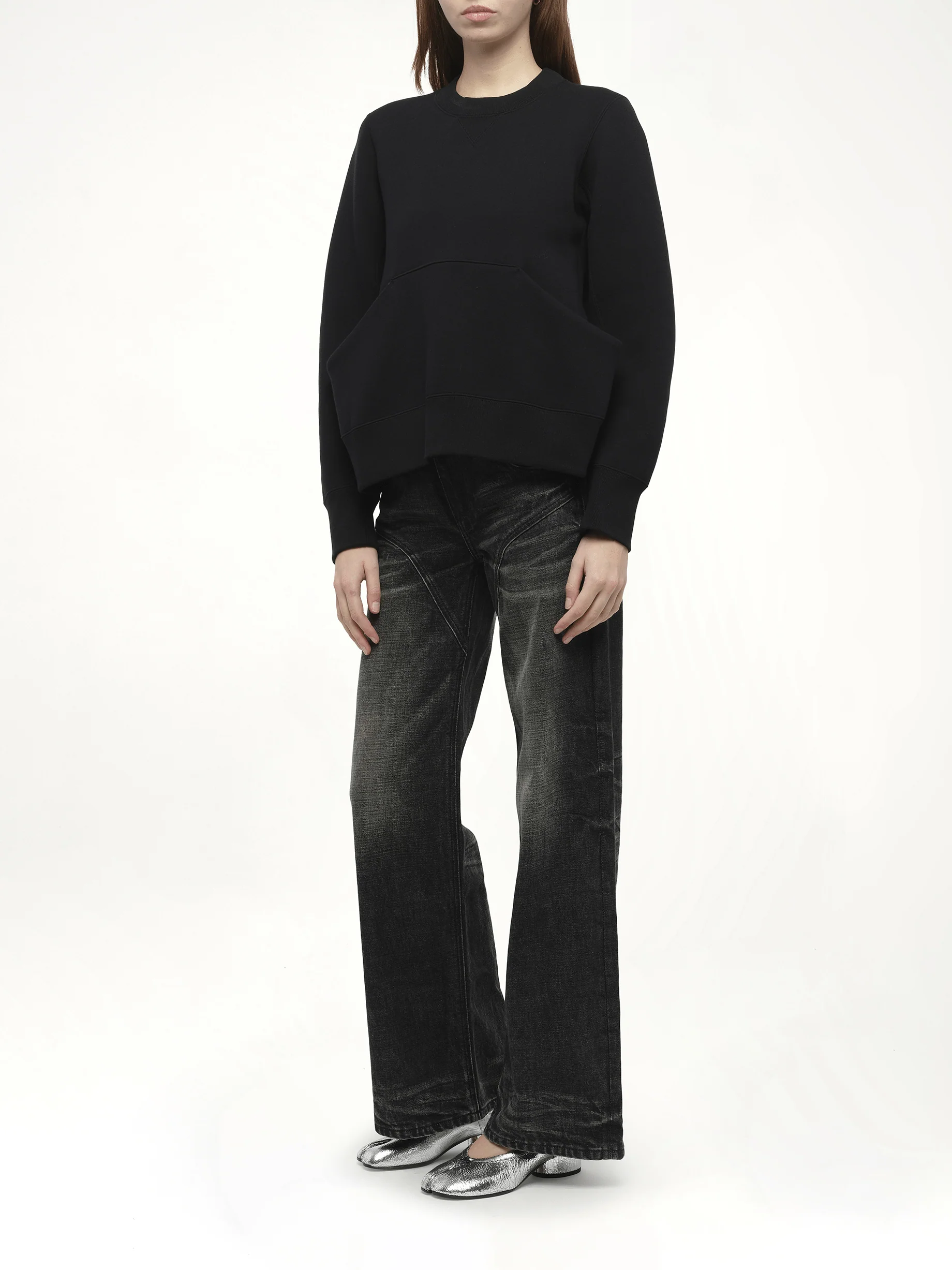 Sponge Sweat Pullover in Black - Image 4