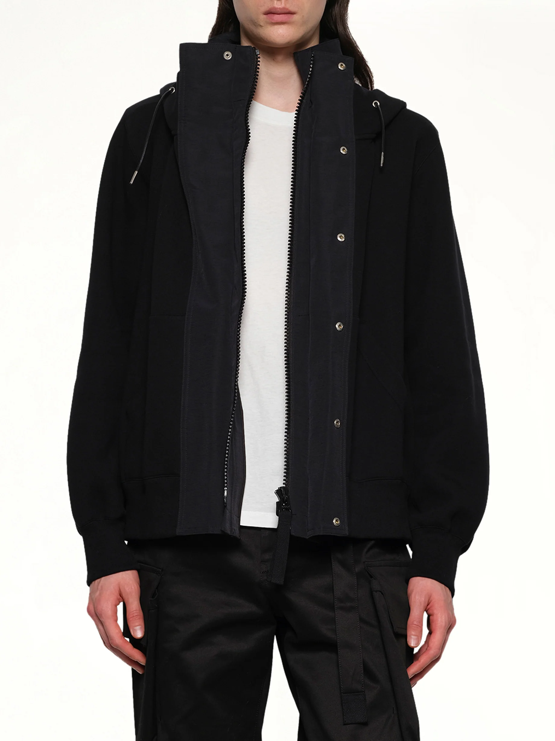 Sponge Sweat x Grosgrain Hoodie in Black - Image 6