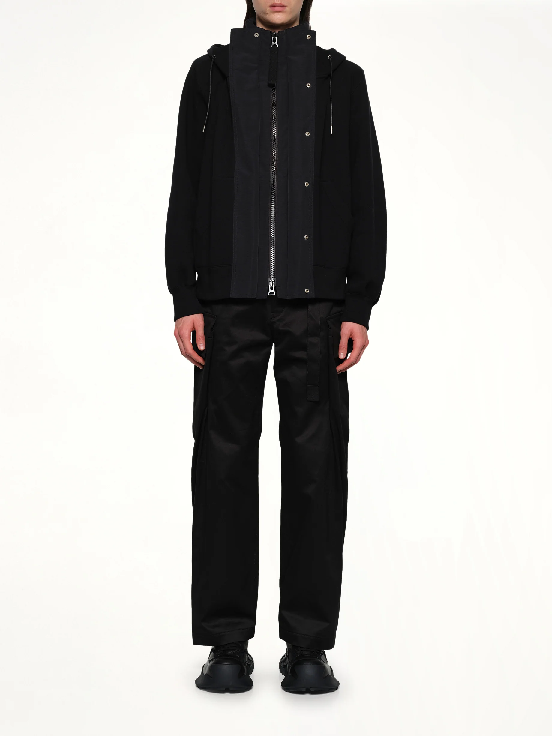 Sponge Sweat x Grosgrain Hoodie in Black - Image 7