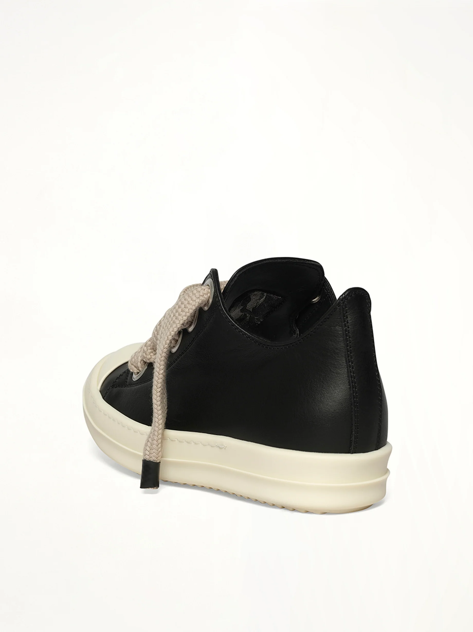Jumbolace Low Sneaks in Black/Milk/Milk - Image 3