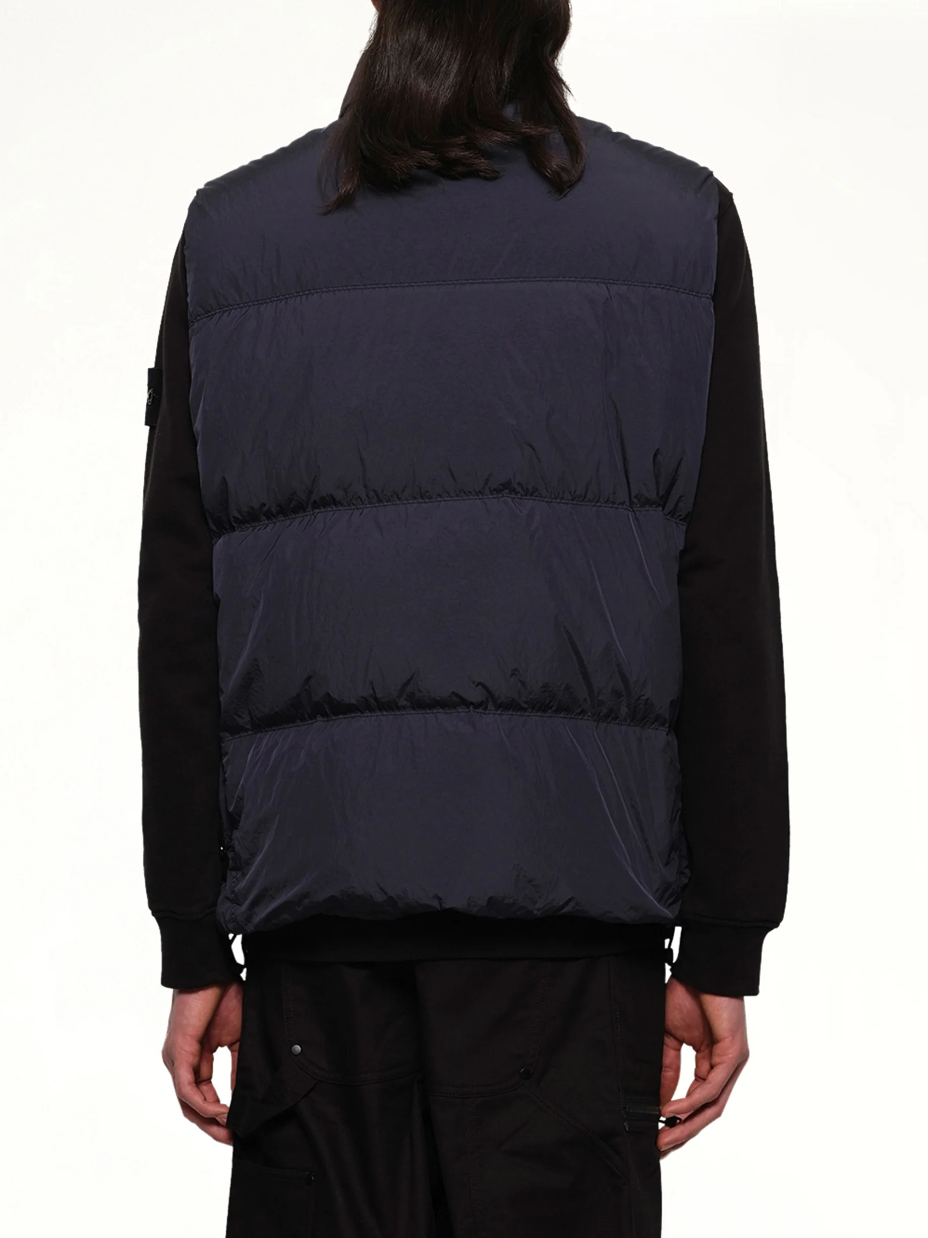 G10000 Puffer Gilet in Navy Blue - Image 5