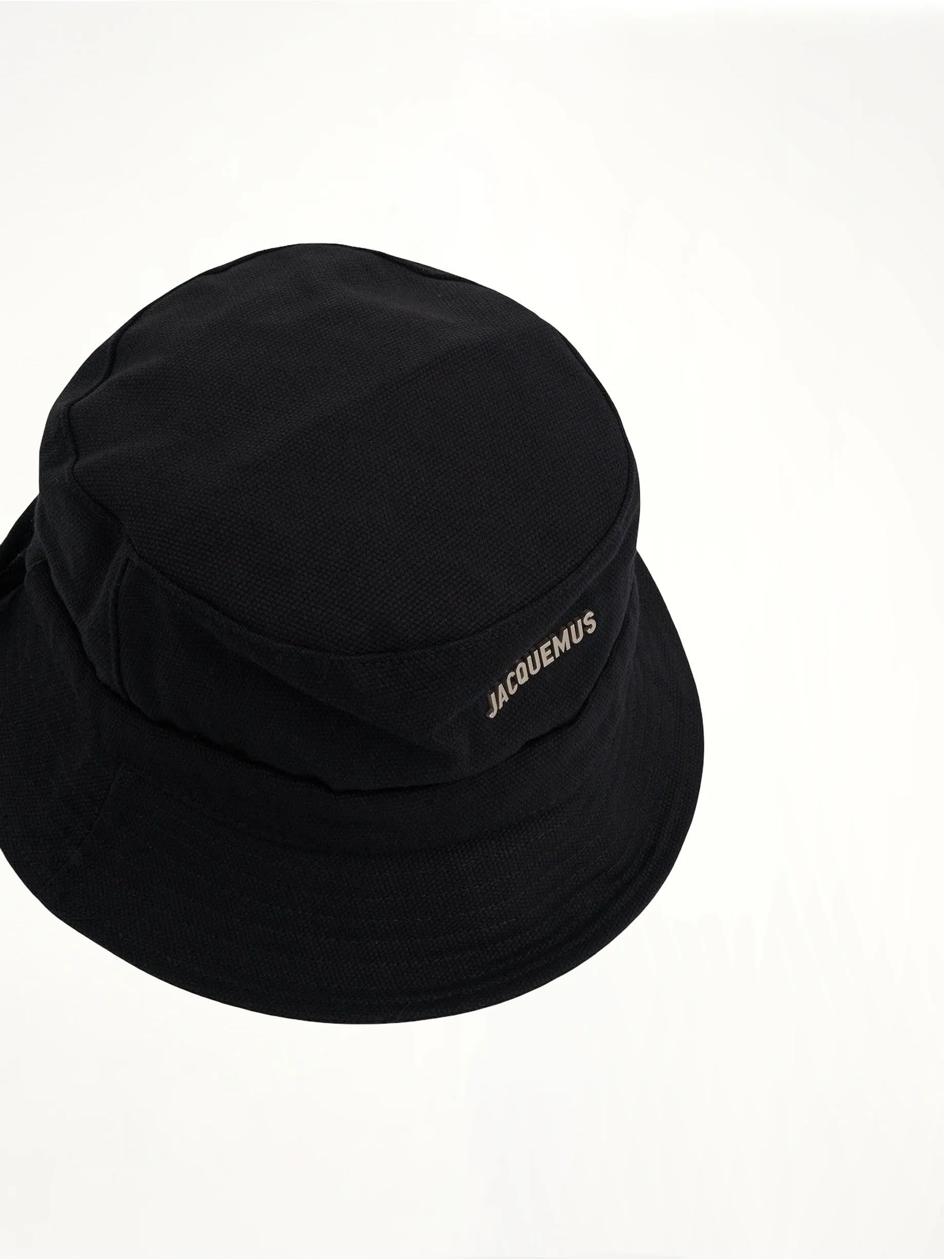 Gadjo Knotted Bucket Hat in Black - Image 3