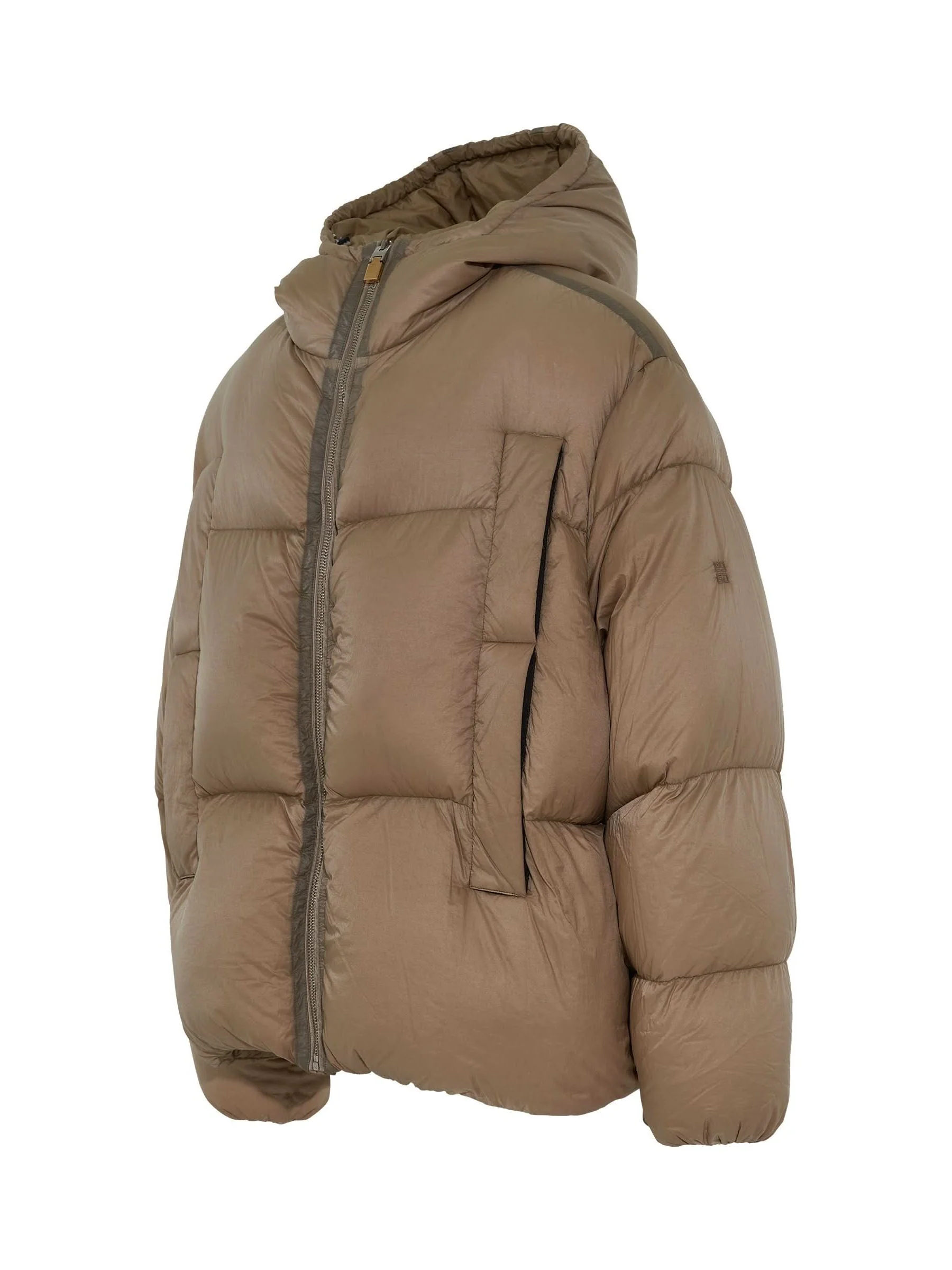 Garment Dye Cloud Puffer in Tan - Image 2