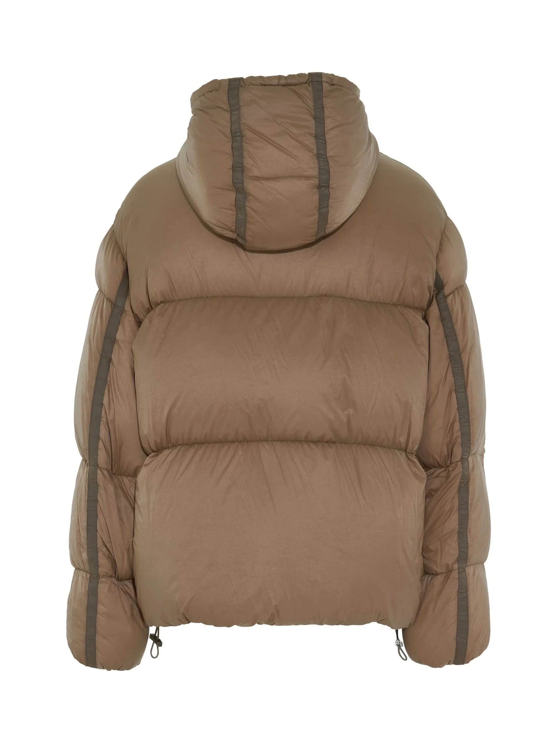 Garment Dye Cloud Puffer in Tan - Image 4