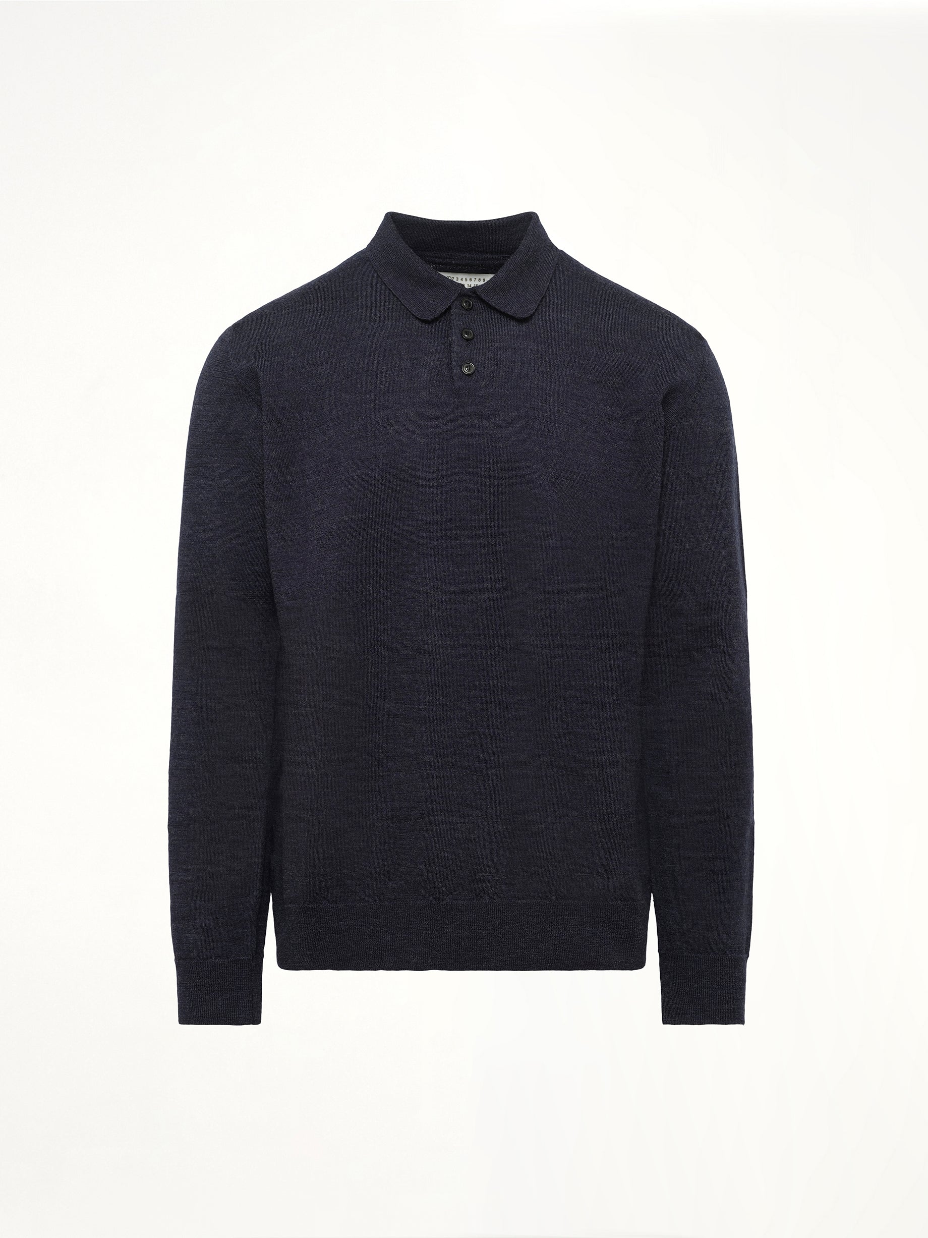 Gauge 14 Polo Shirt in Navy - Image 2