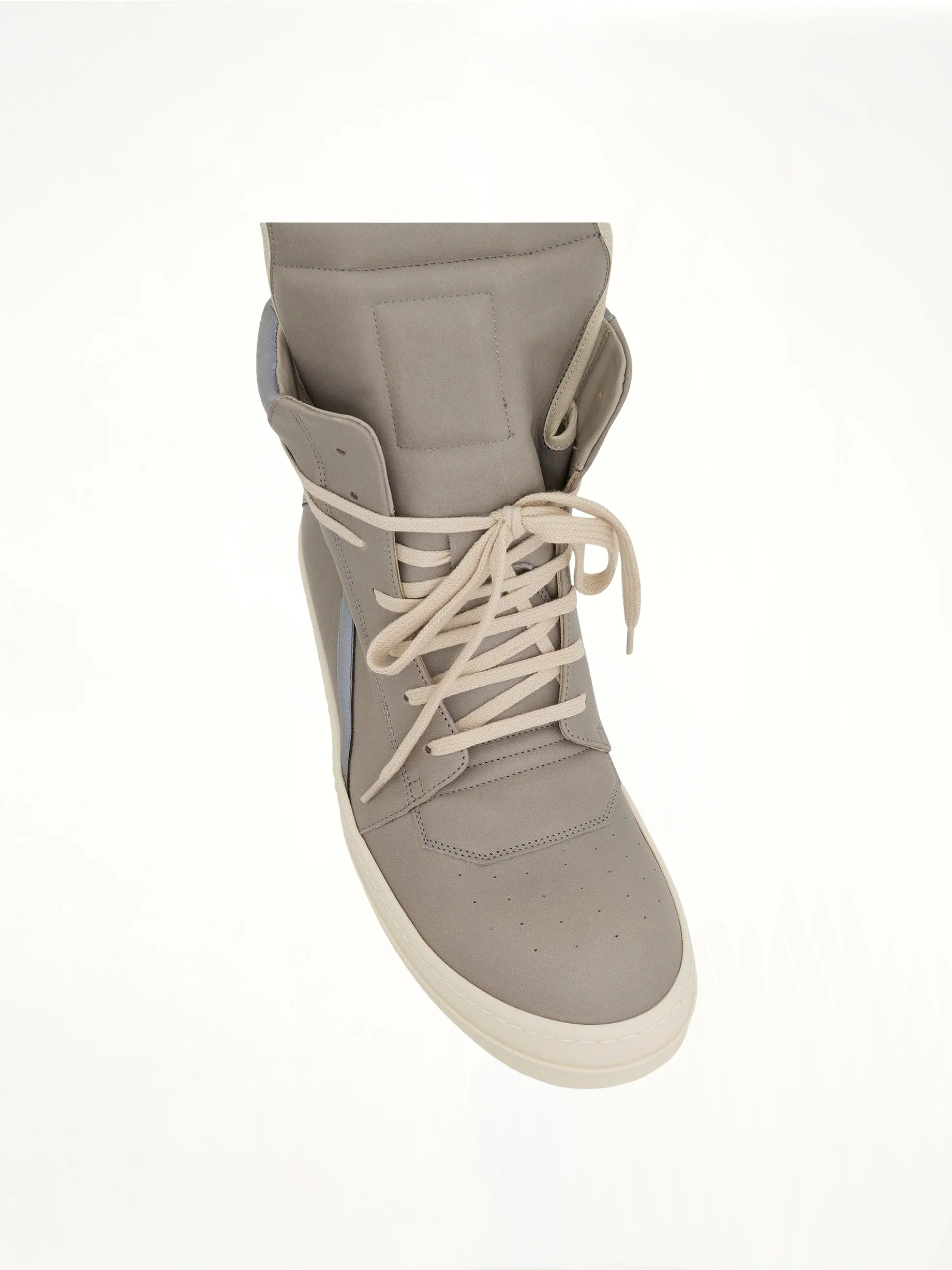 Geobasket Leather Sneaker in Pearl/Reflex - Image 4