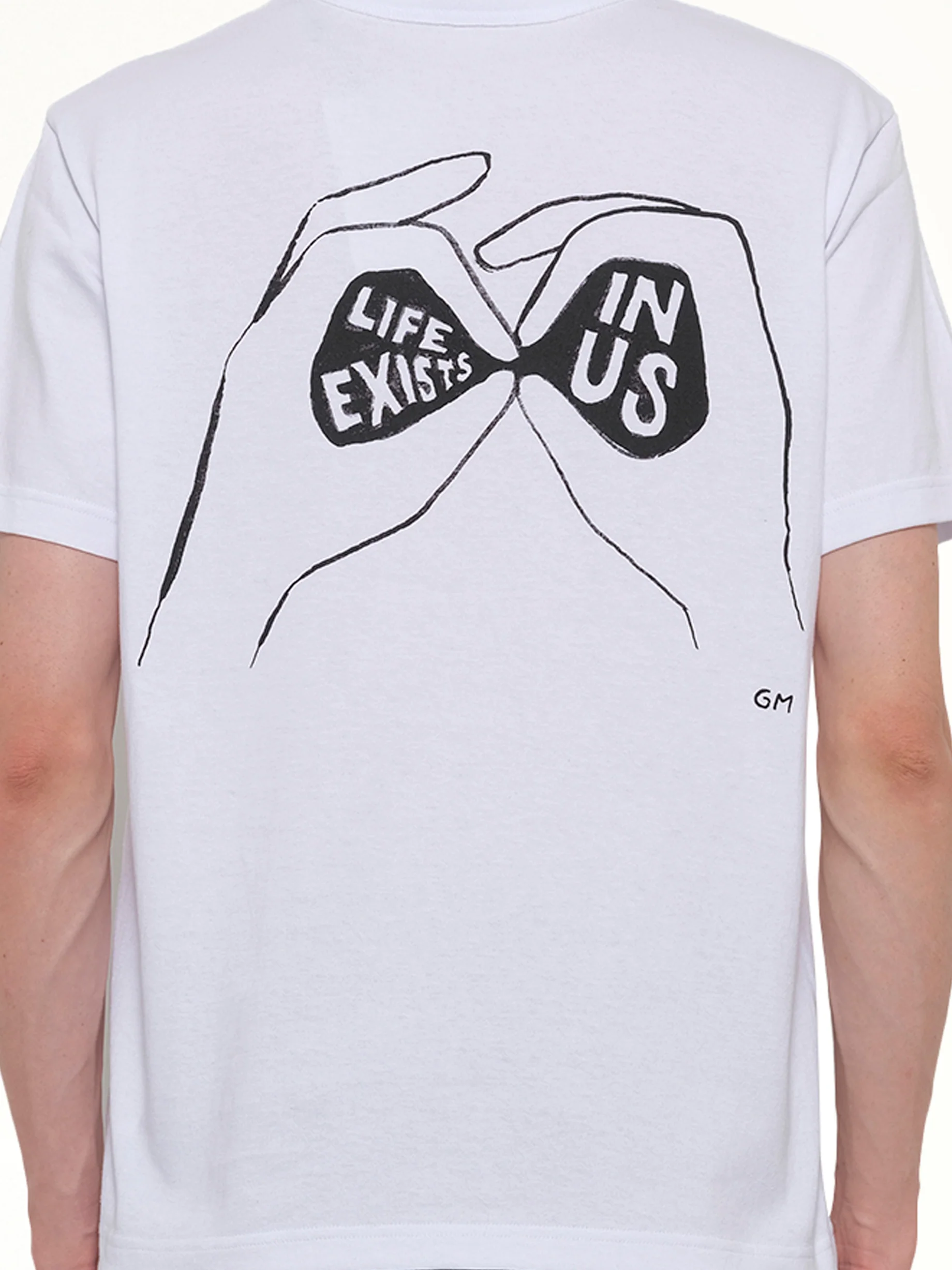 Geoff Sacai Embroidery T-Shirt in White - Image 6