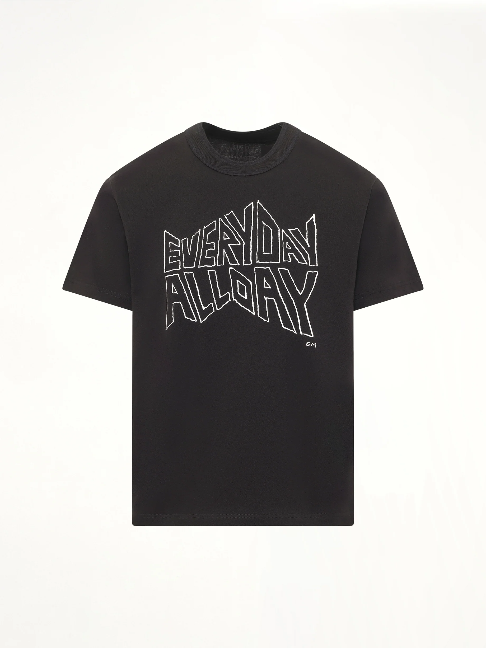 Geoff Sacai Print T-Shirt in Black - Image 2