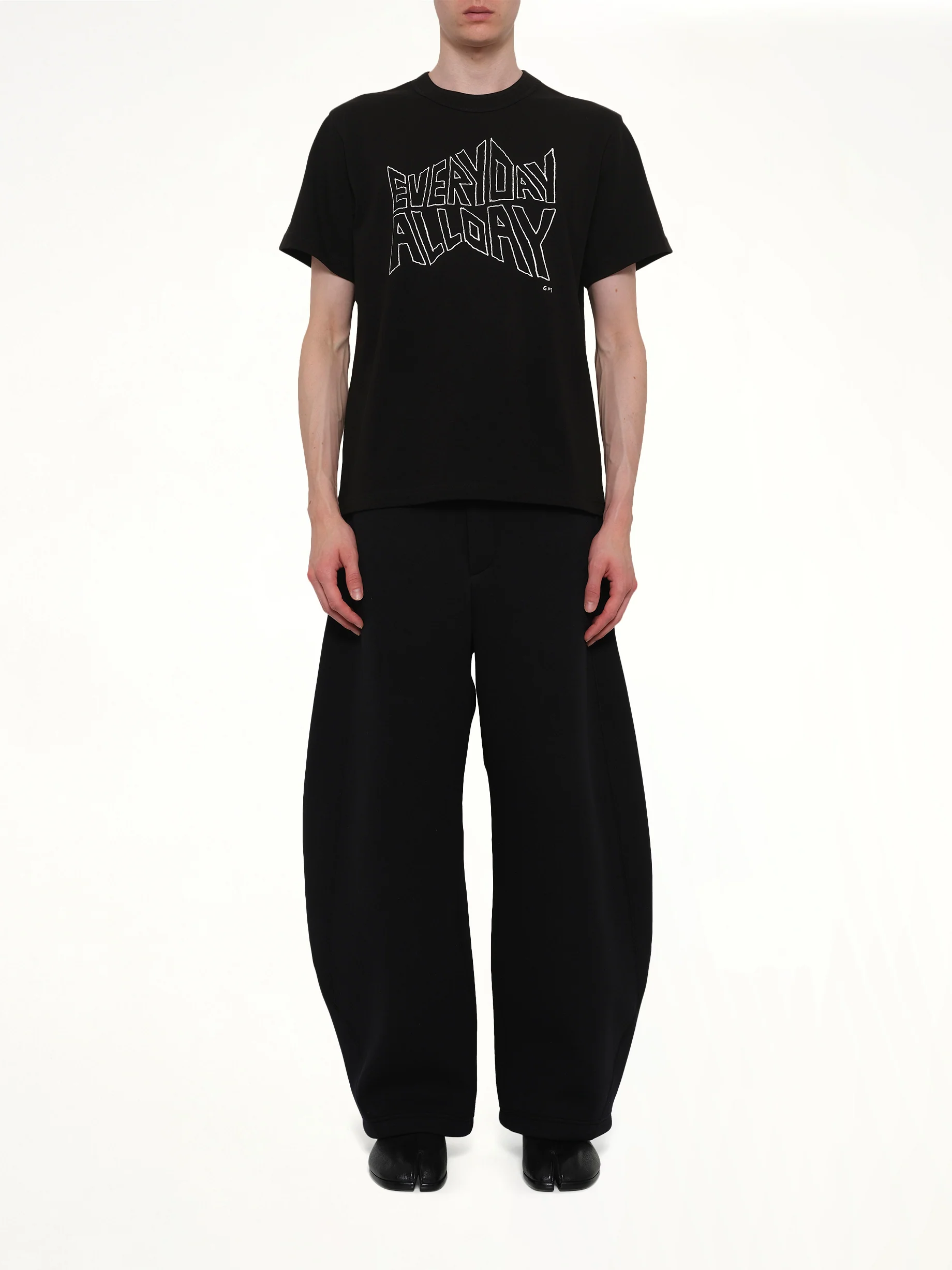 Geoff Sacai Print T-Shirt in Black - Image 7