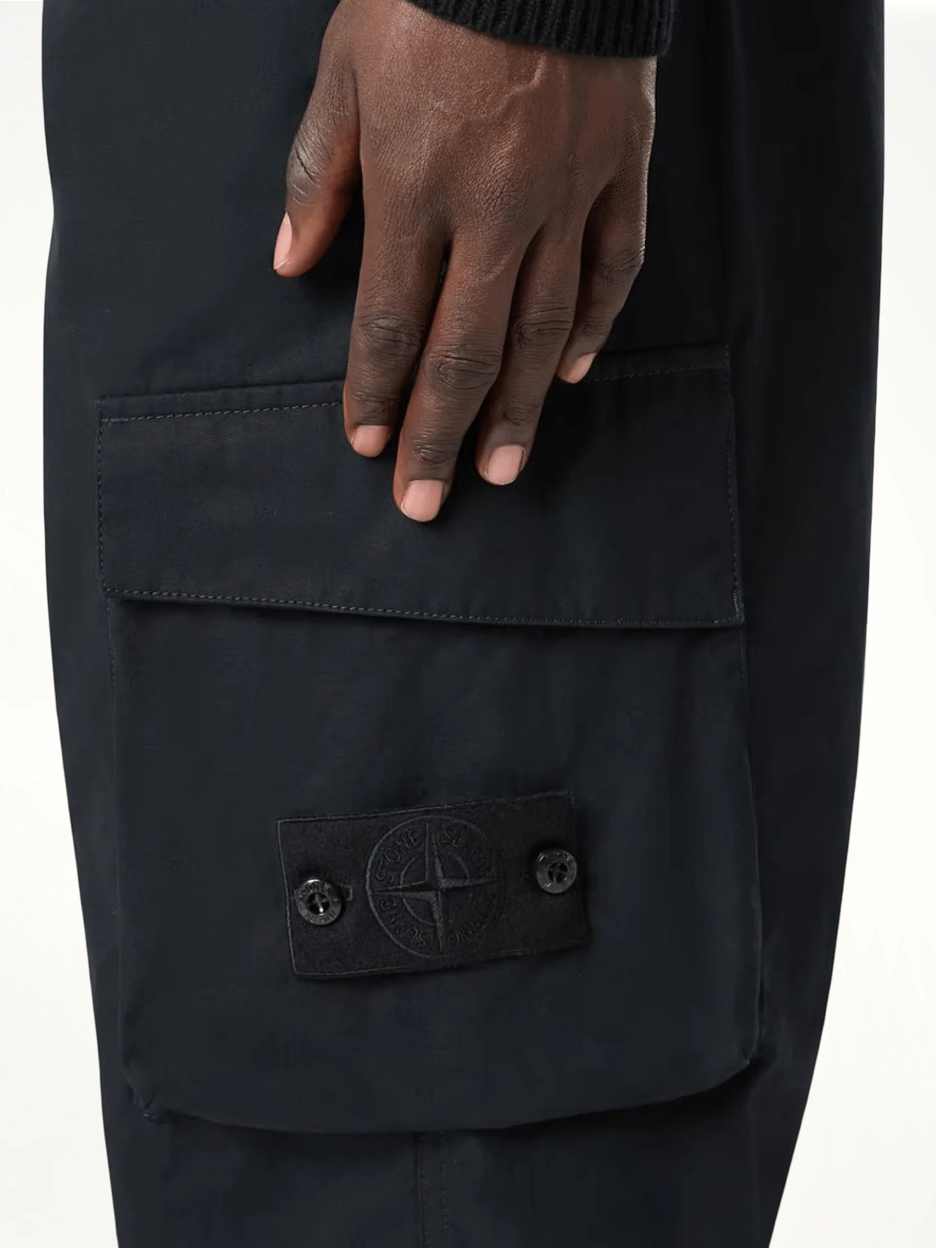 Ghost Cargo Trouser in Black - Image 3