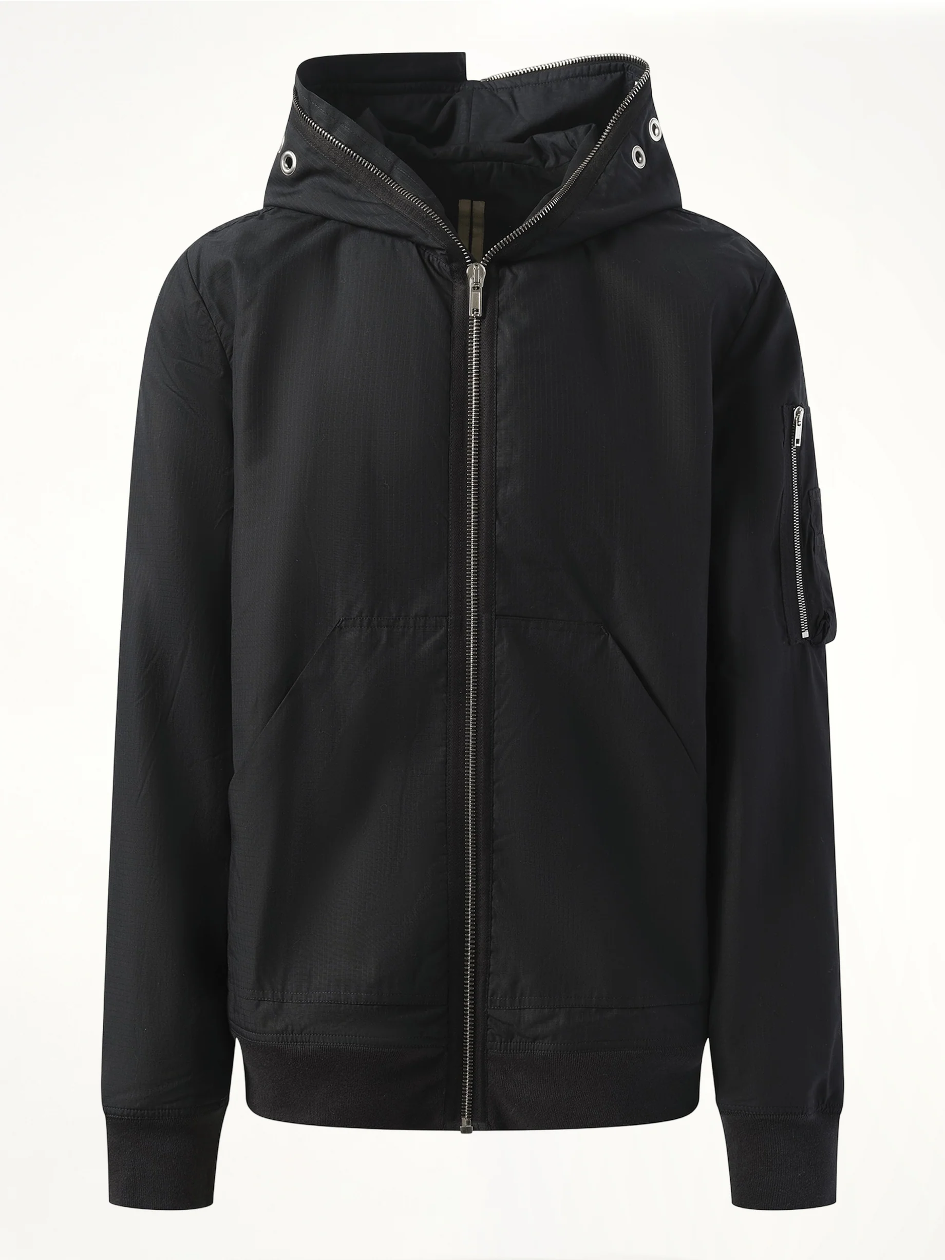 Gimp Flight Bomber Jacket in Black - Image 2