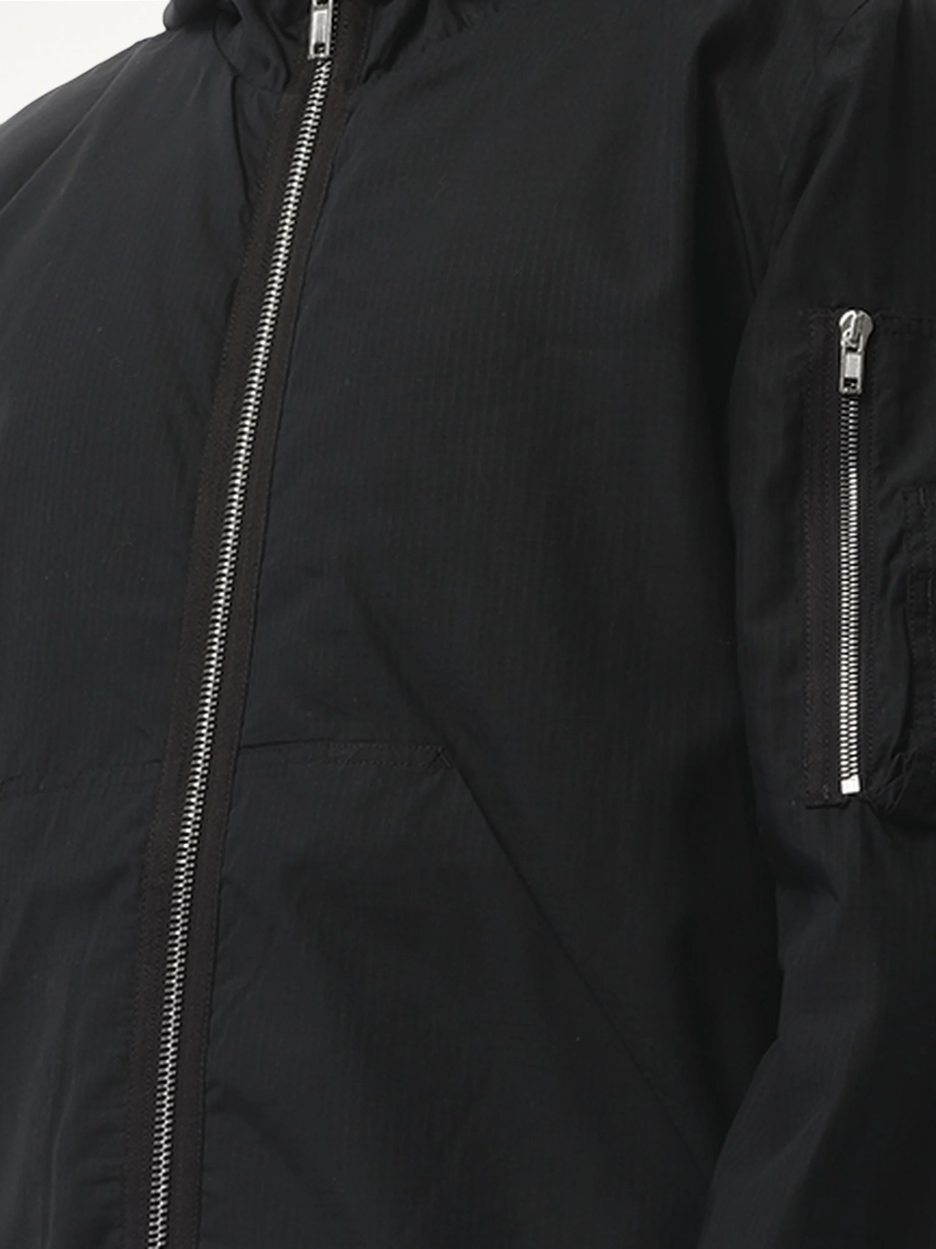 Gimp Flight Bomber Jacket in Black - Image 3